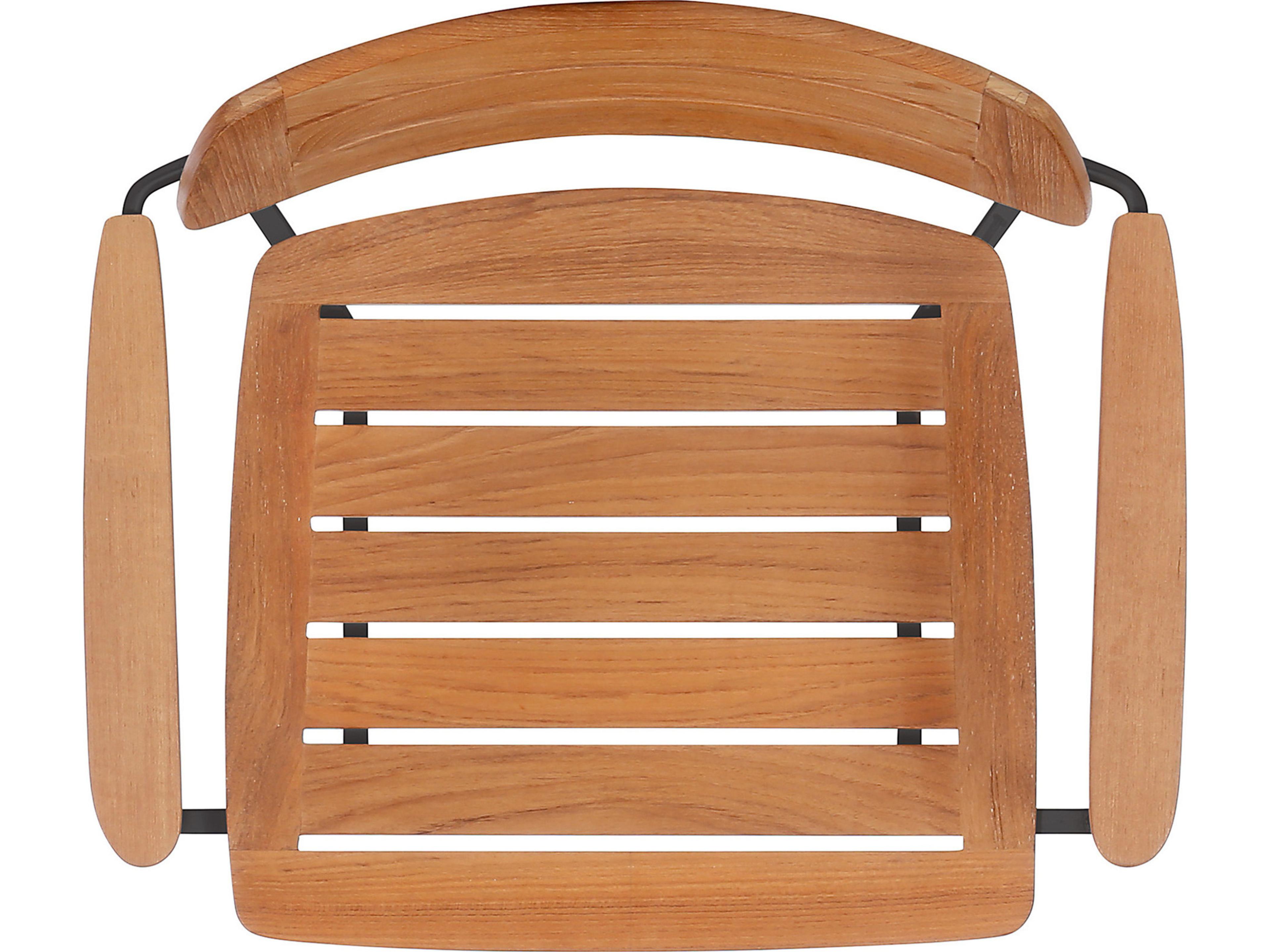 Barlow Tyrie Layout Steel Teak Dining Chair