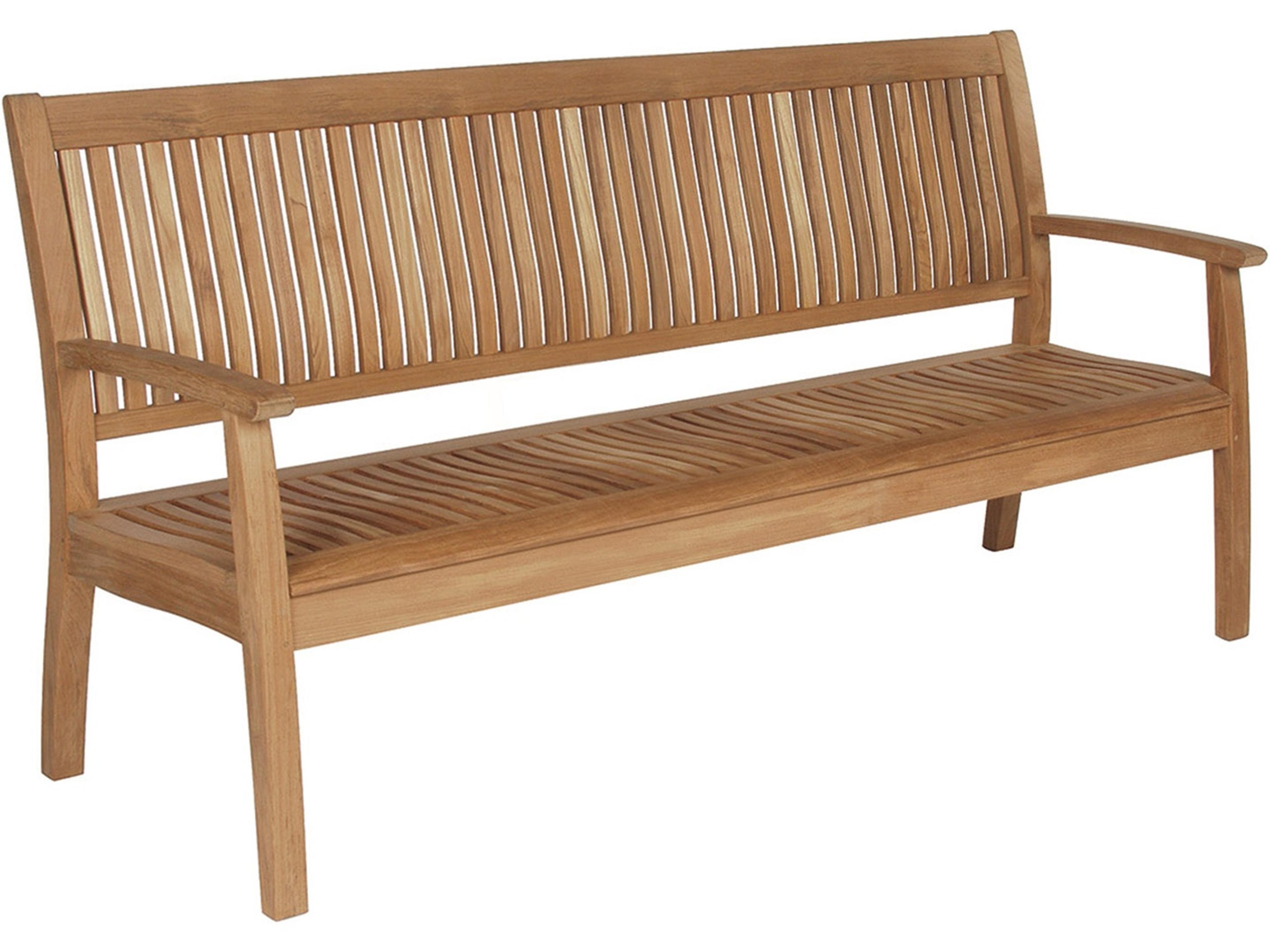 Monaco Seat - Natural Teak - 79"