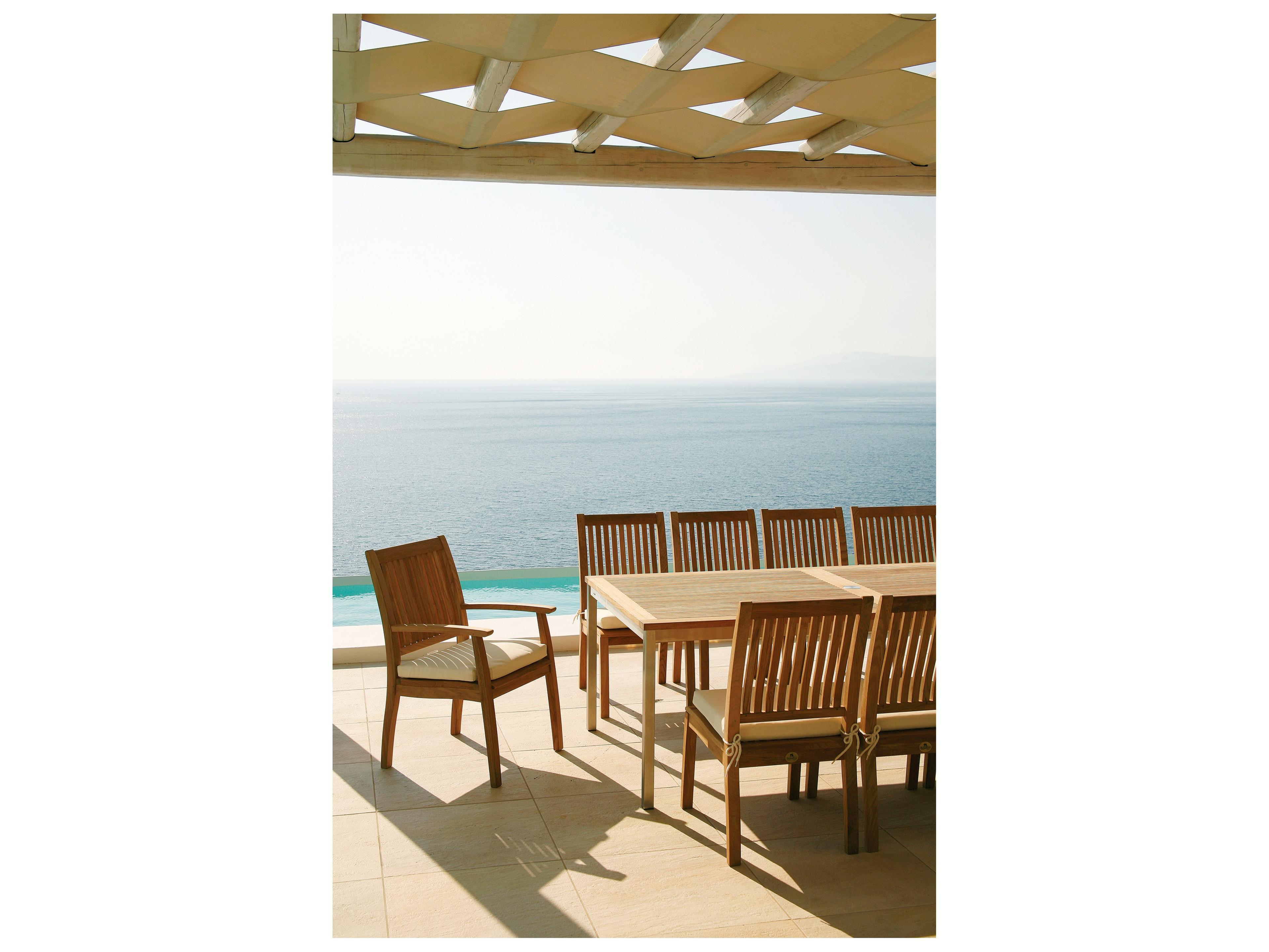 Barlow Tyrie Monaco Side Dining Chair - Natural Teak