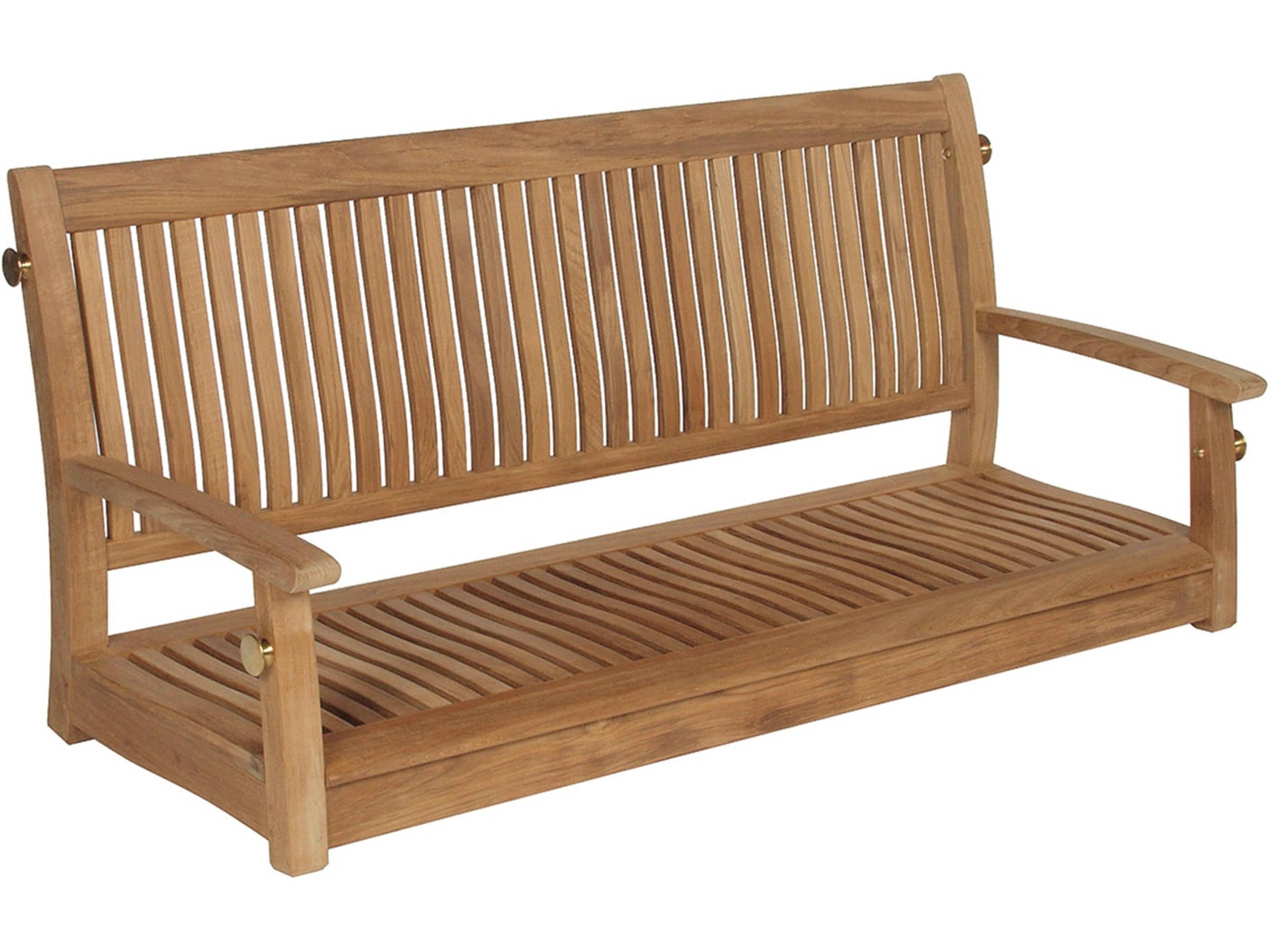 Monaco Swing Bench - Natural Teak