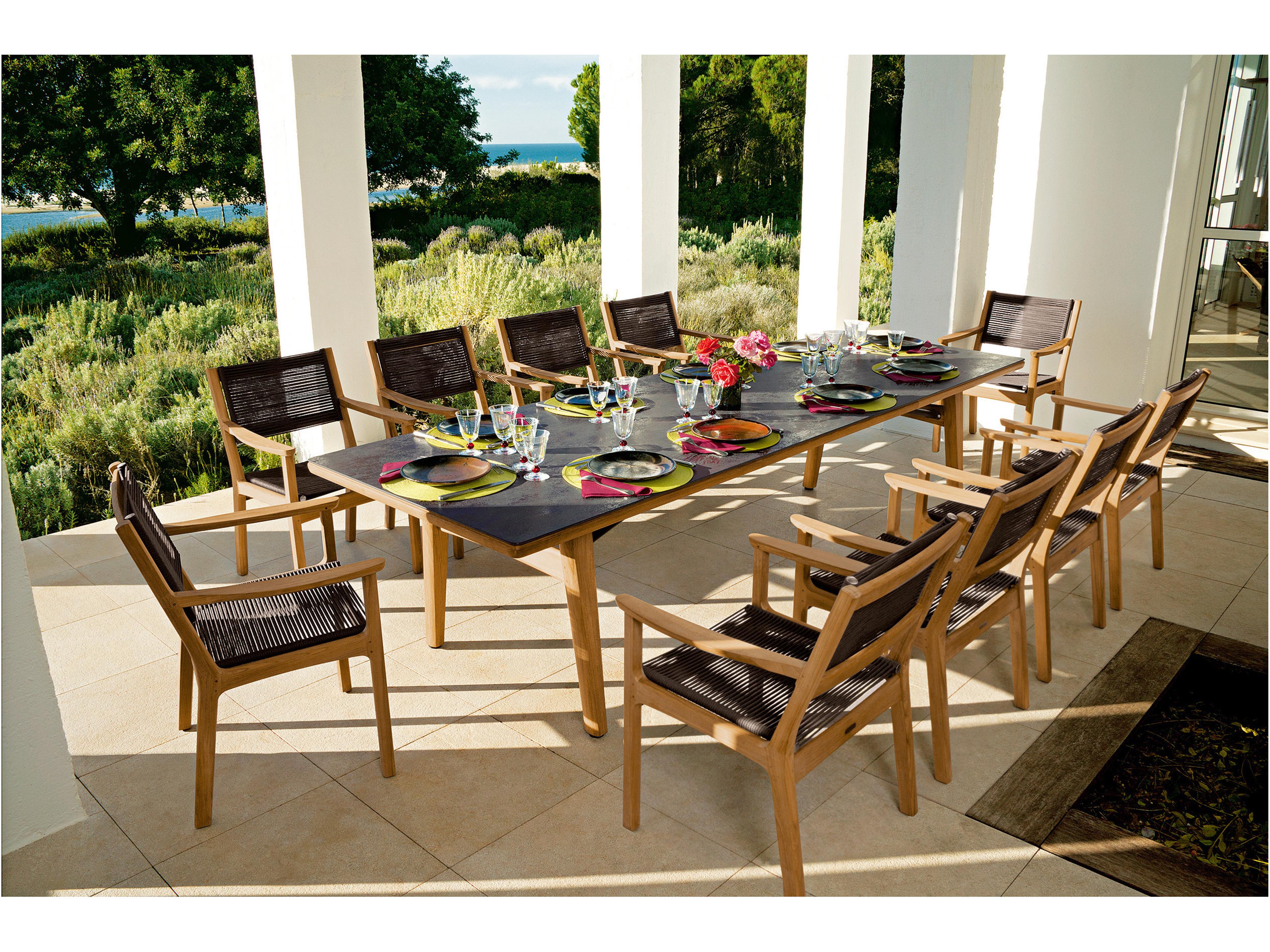 Barlow Tyrie Monterey Teak Rope Dining Chair