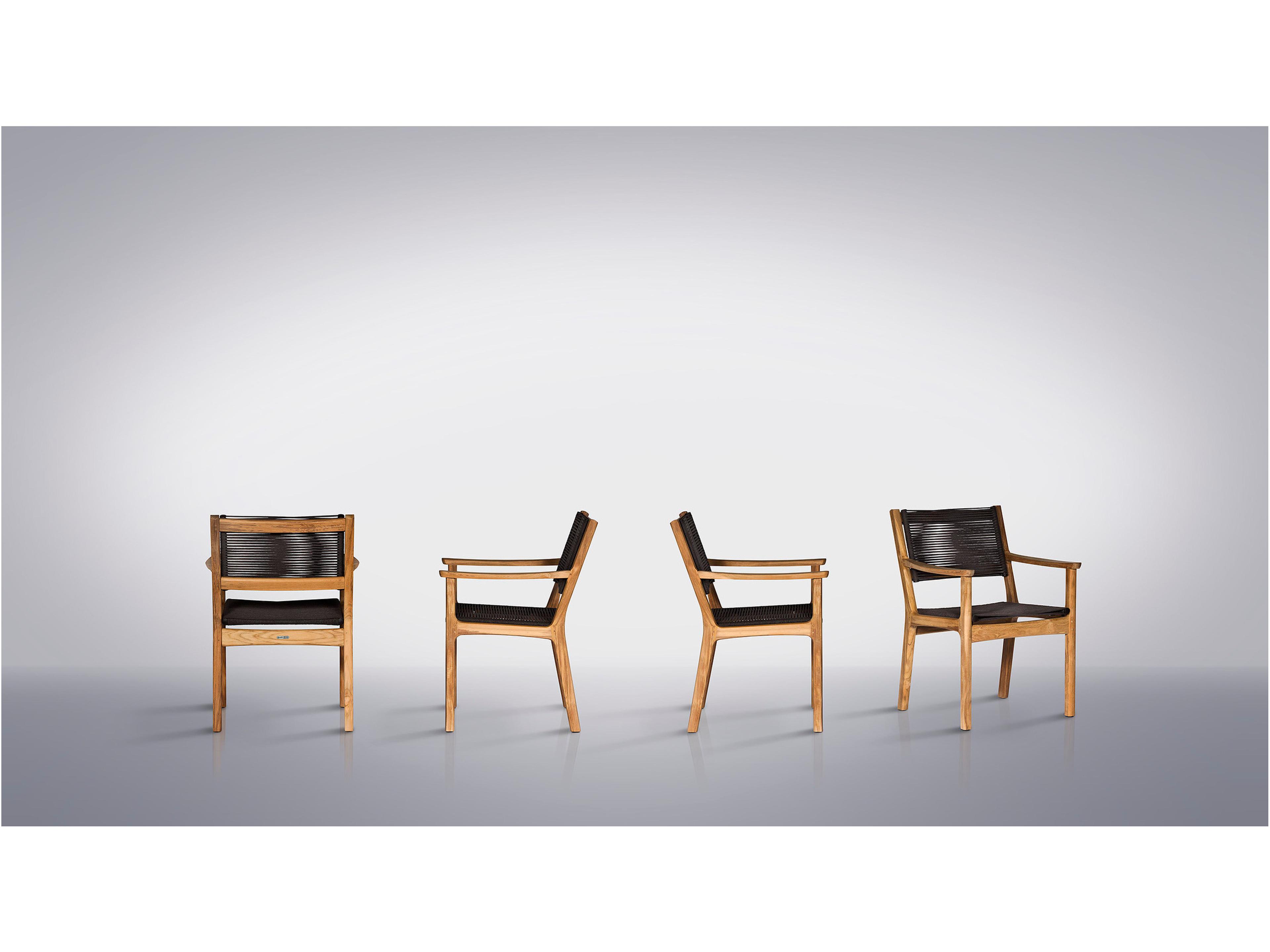 Barlow Tyrie Monterey Teak Rope Dining Chair