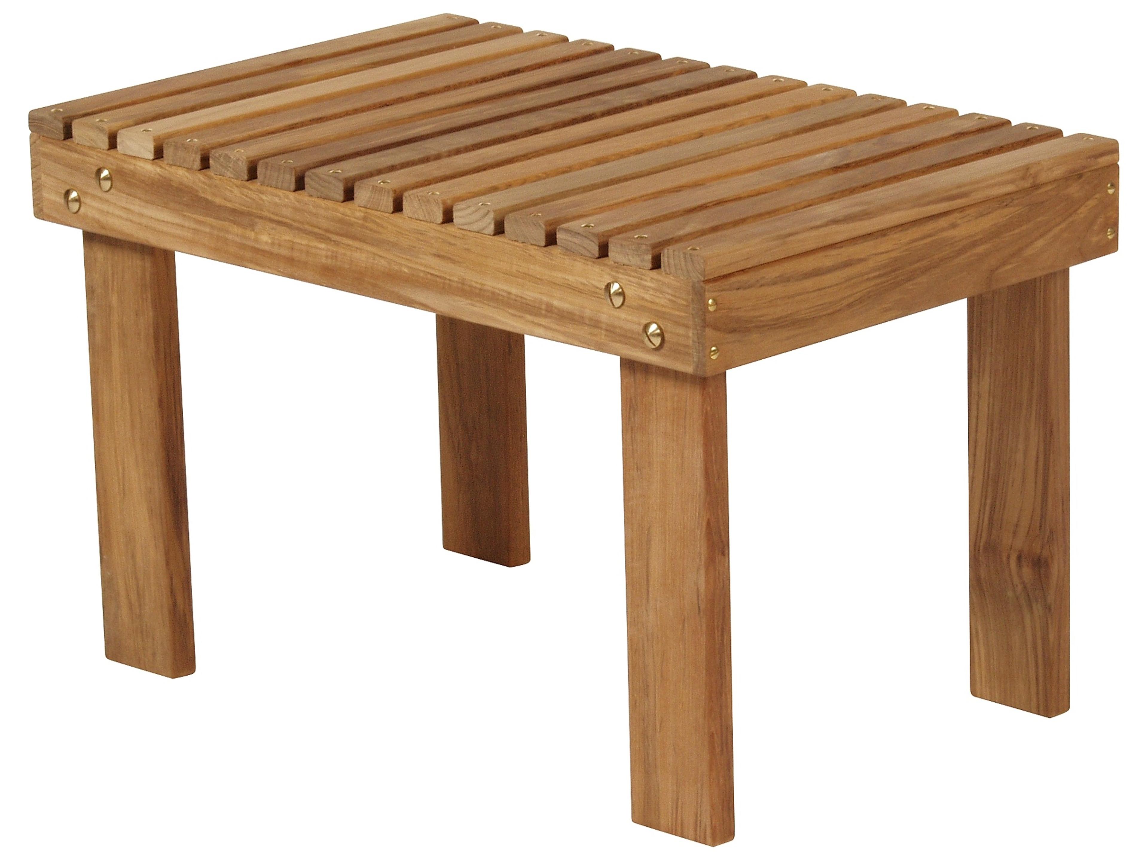 Adirondack Side Table - Natural Teak