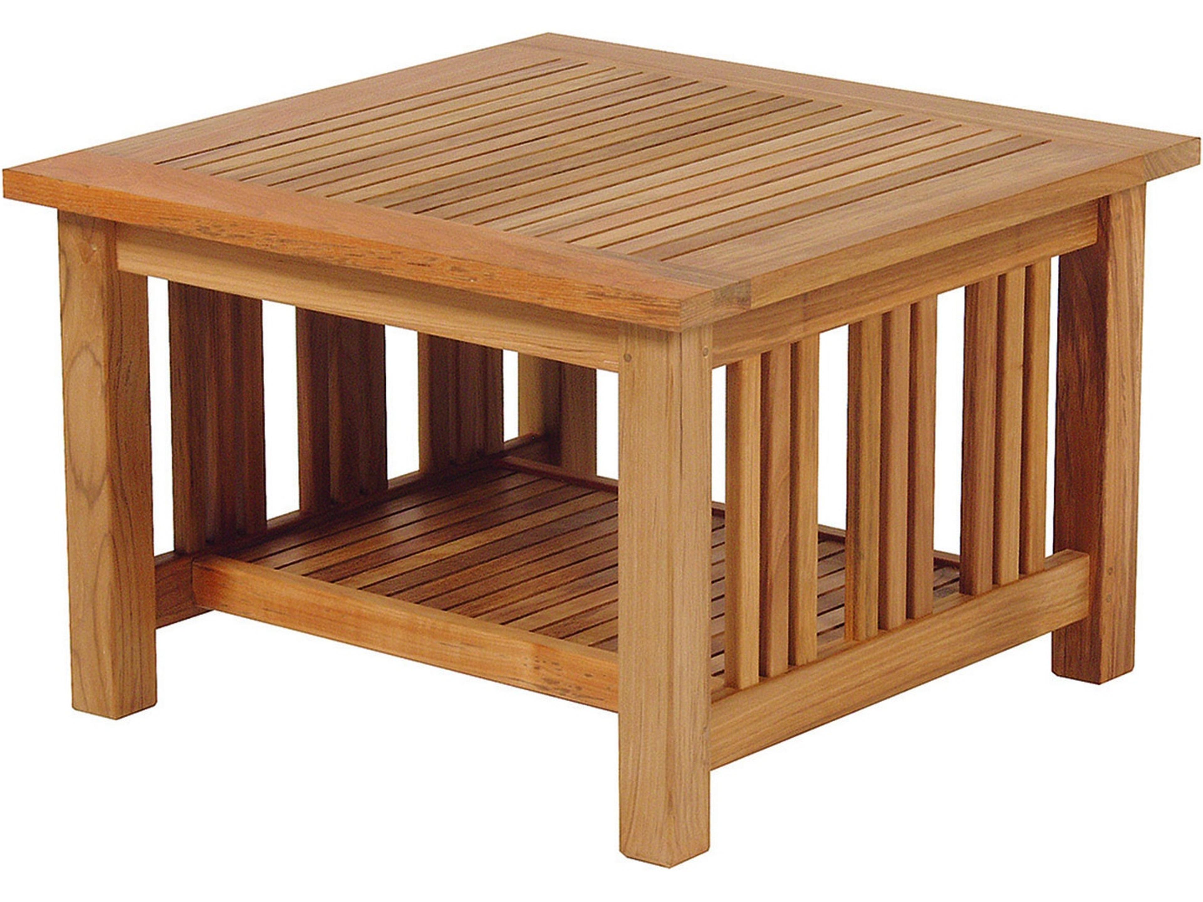 Mission Coffee Table - Natural Teak