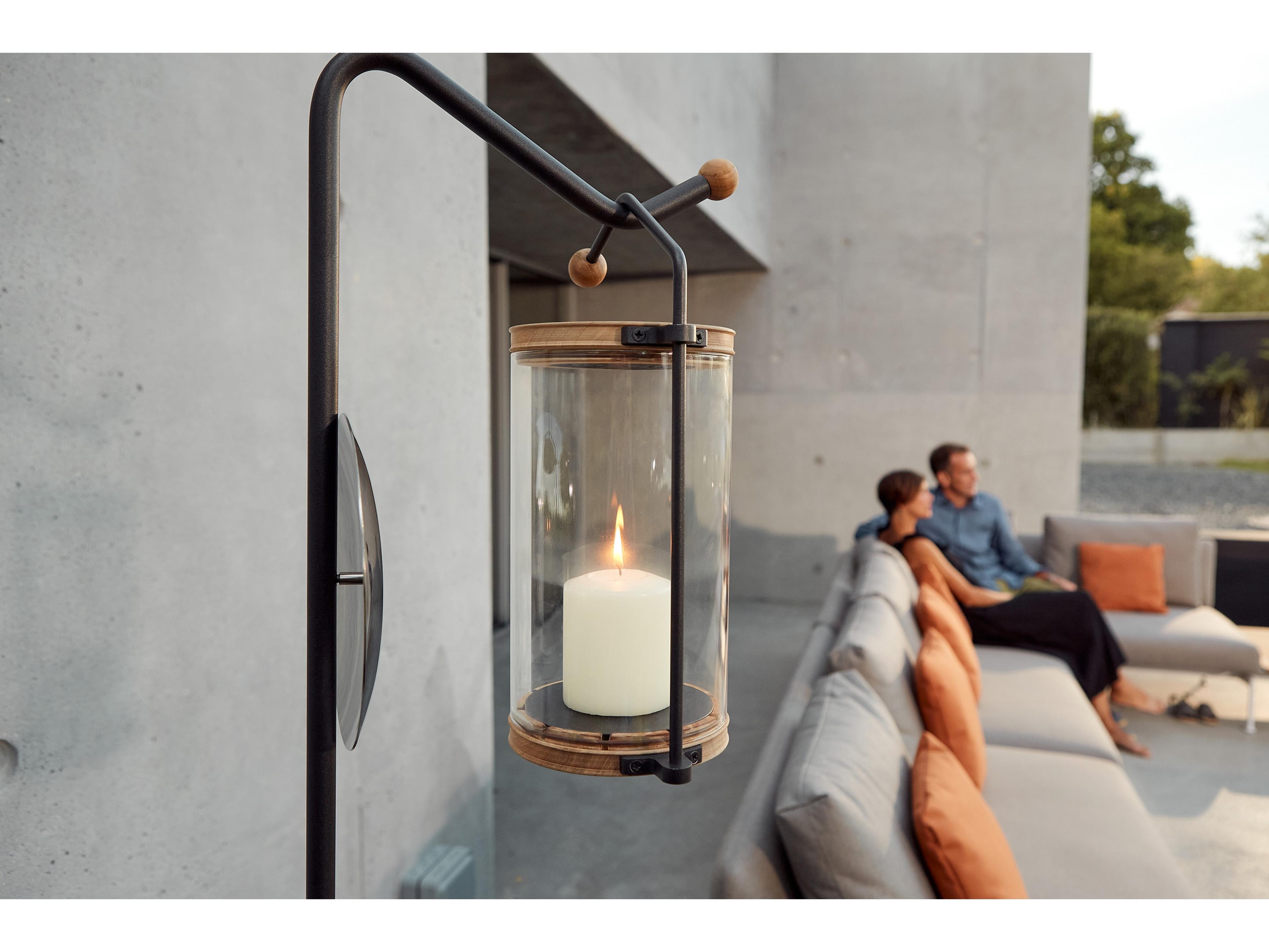 Barlow Tyrie Luna Lantern - Natural Teak