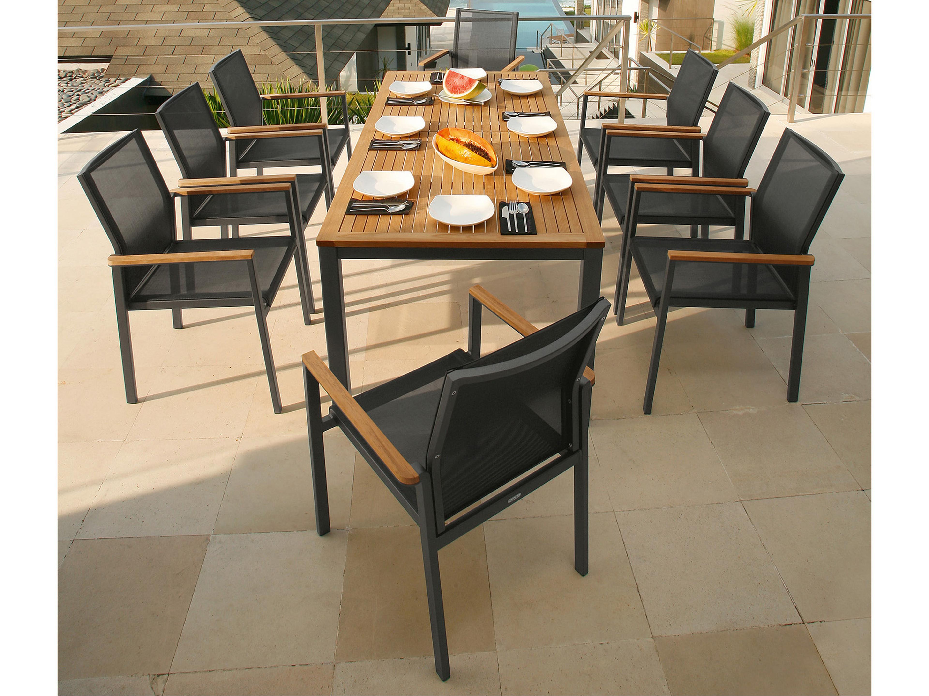 Aura Aluminum Dining Set