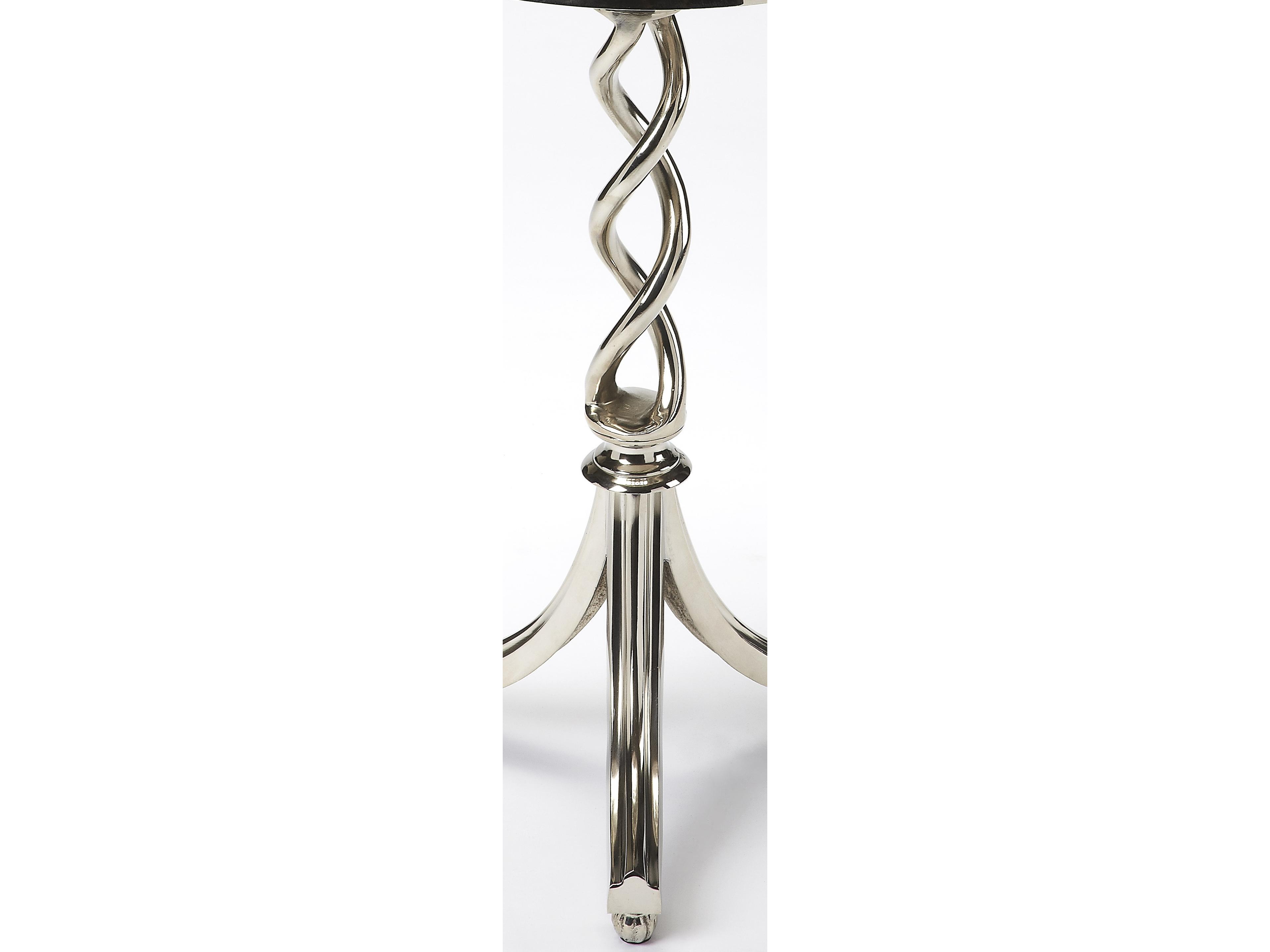 Butler Isidora Round Glass Modern Expressions End Table