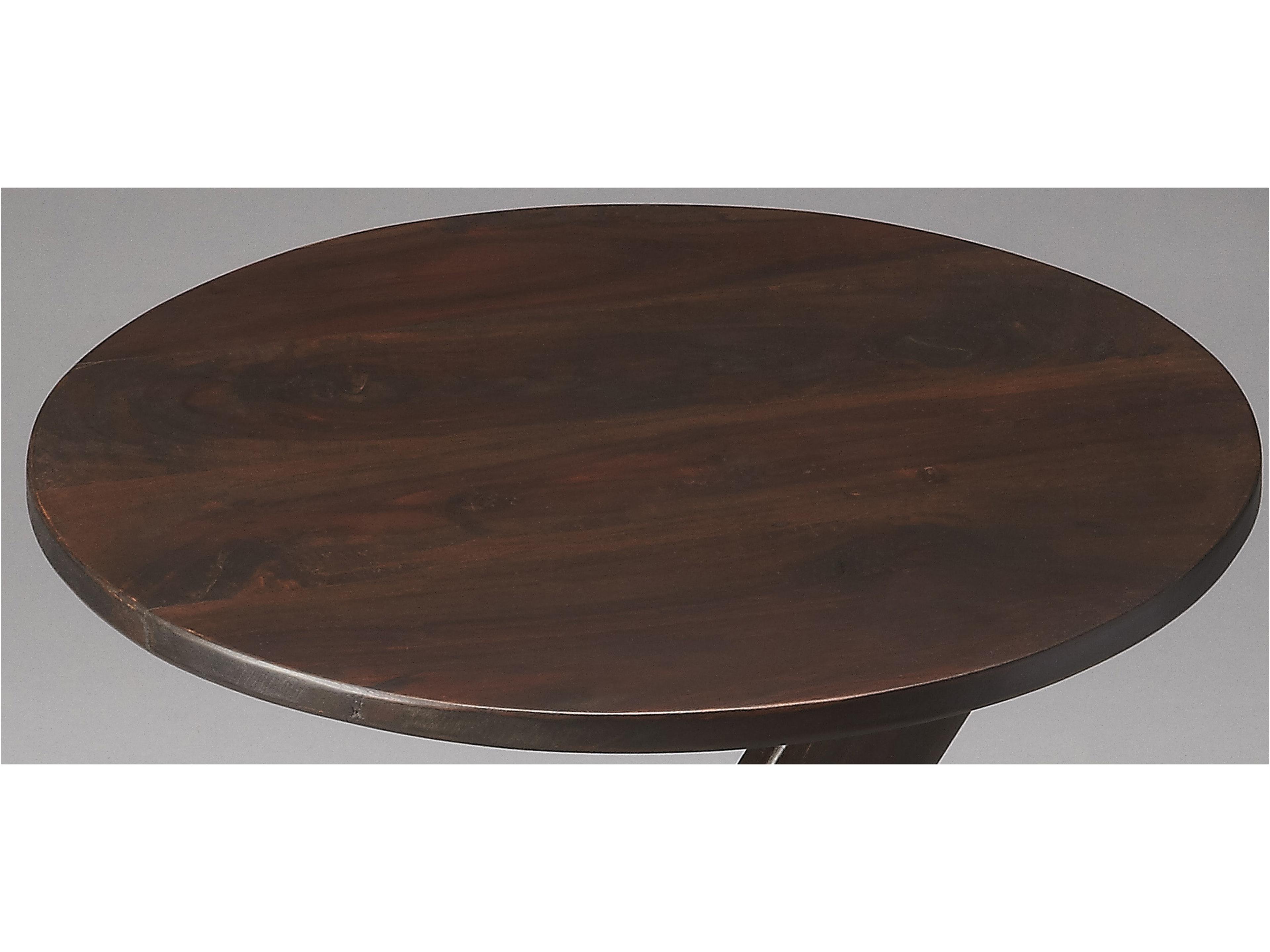 Butler Zena Round Wood Modern Expressions End Table