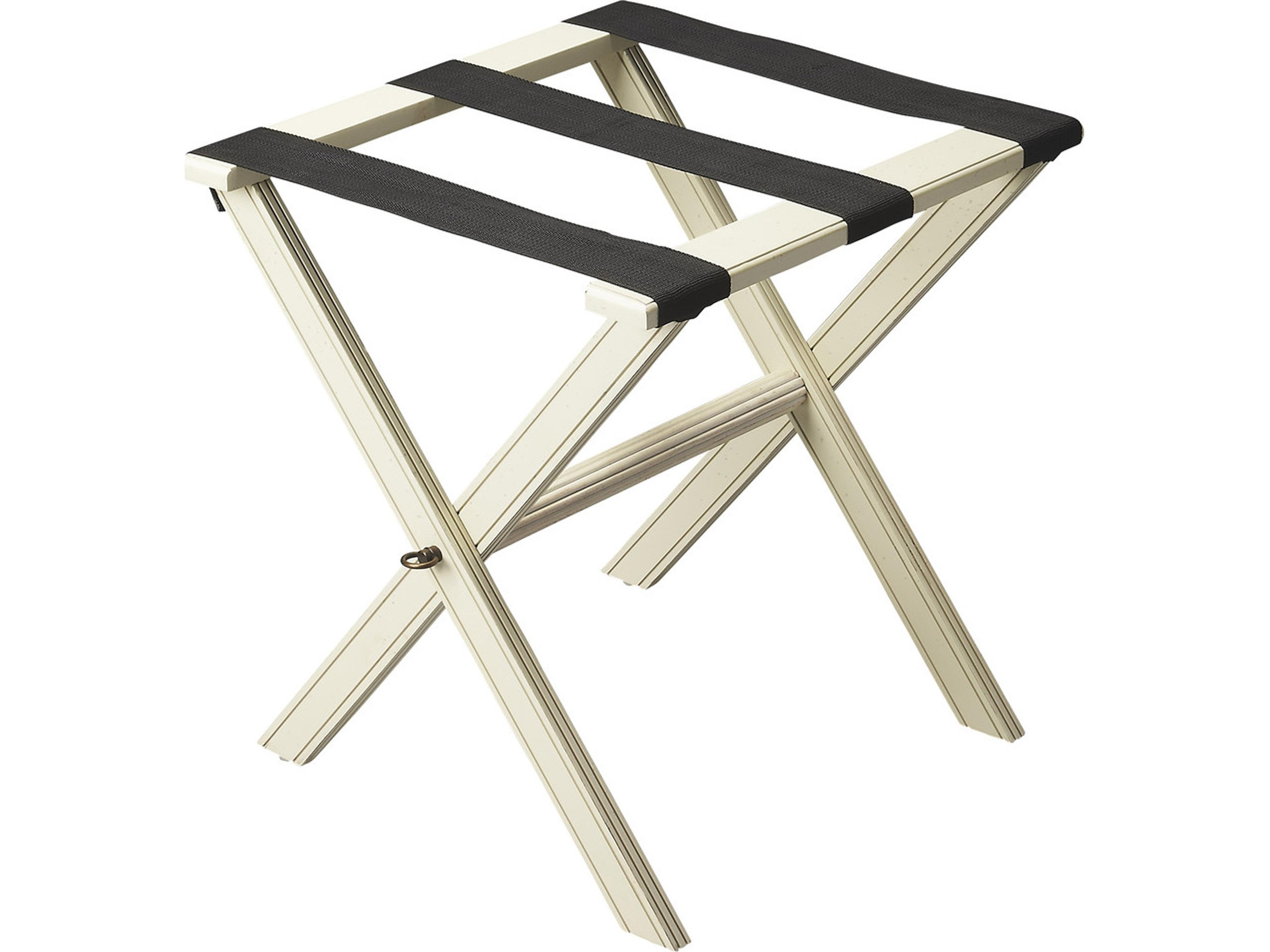 Anthony Cottage White Luggage Rack