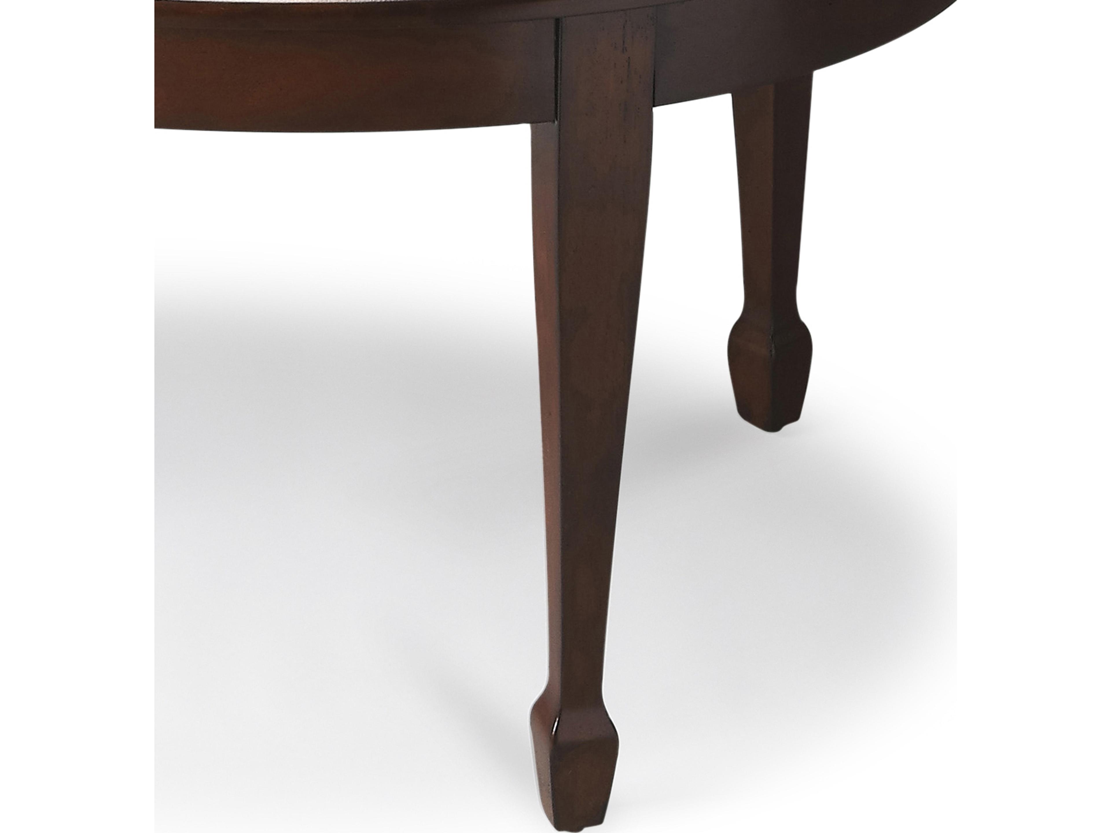 Butler Clayton Oval Wood Cherry Coffee Table