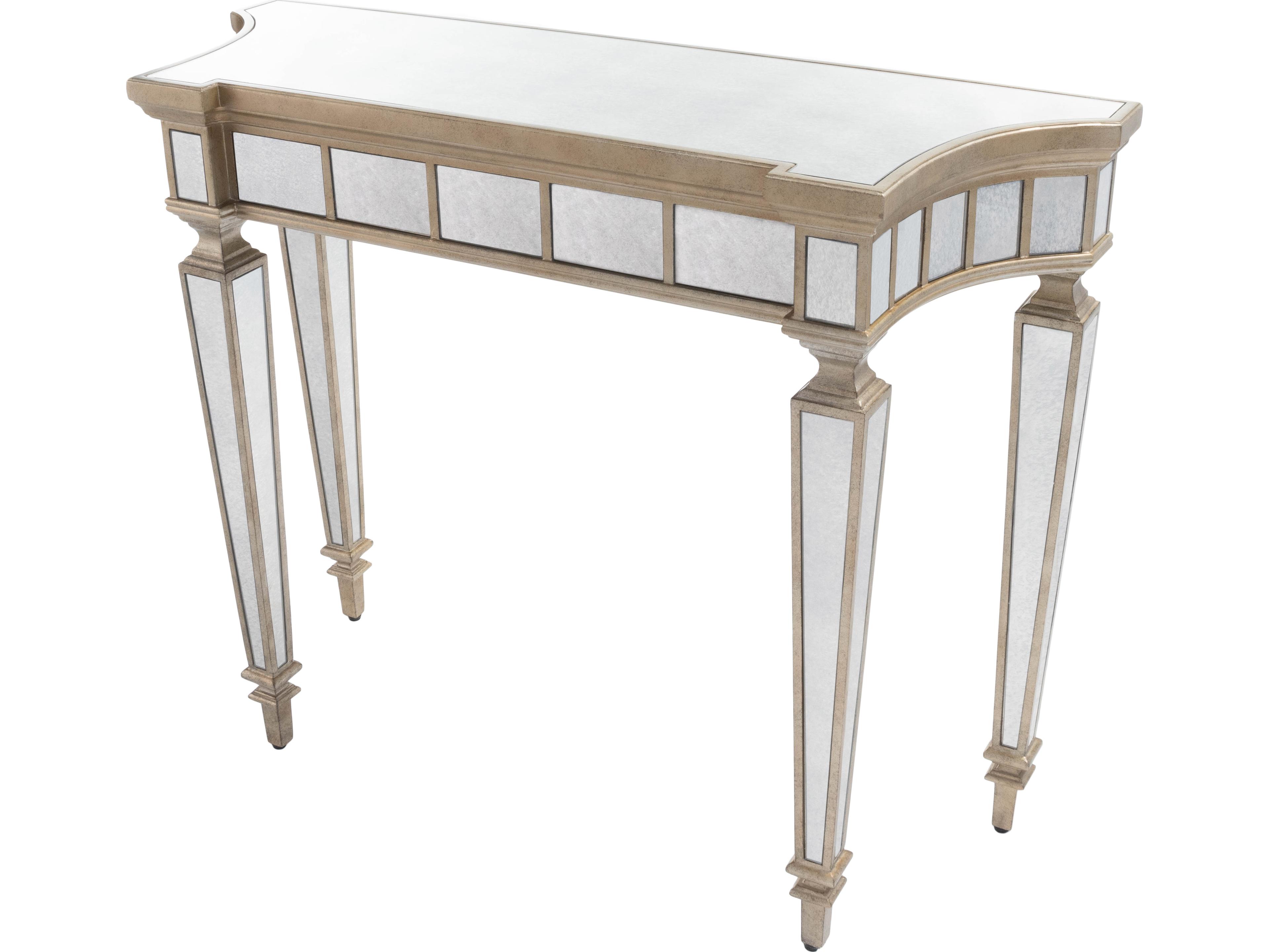 Garbo Demilune Mirror Console Table