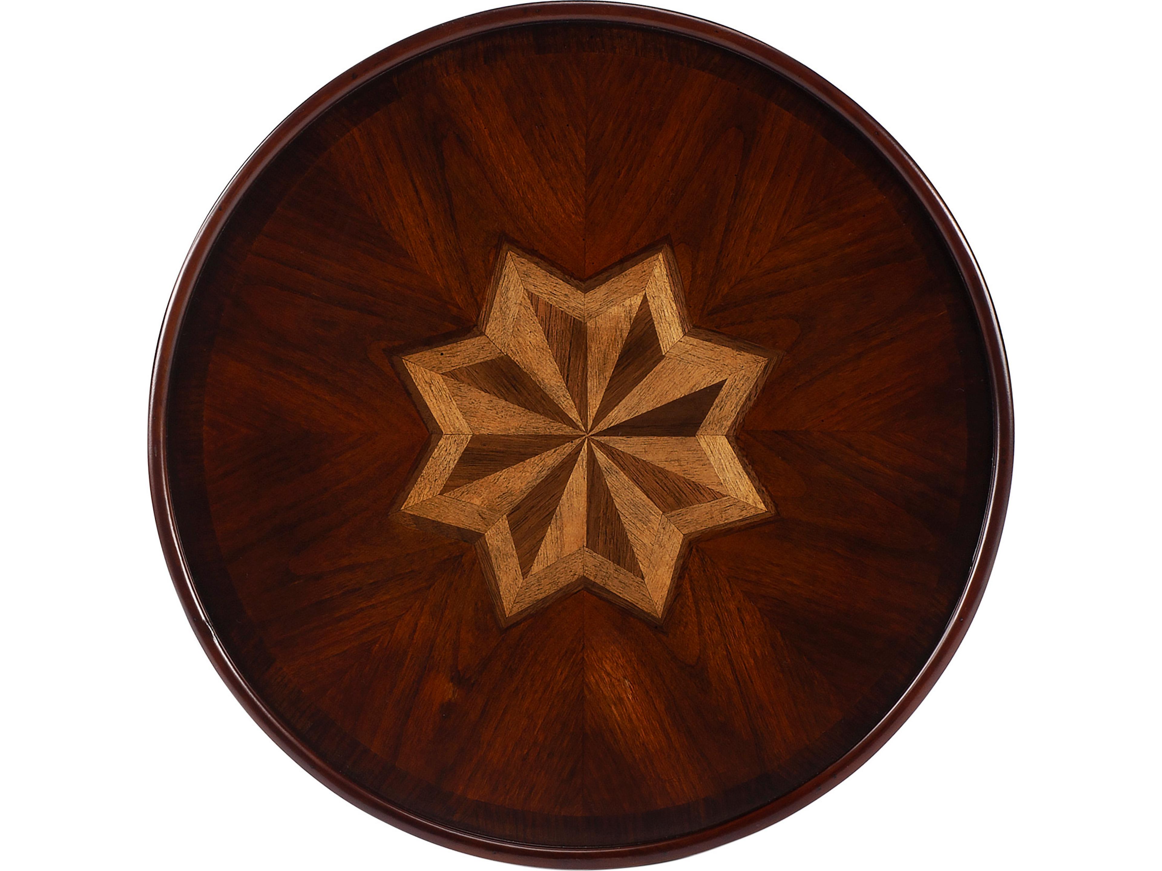 Butler Dalton Round Wood Cherry End Table