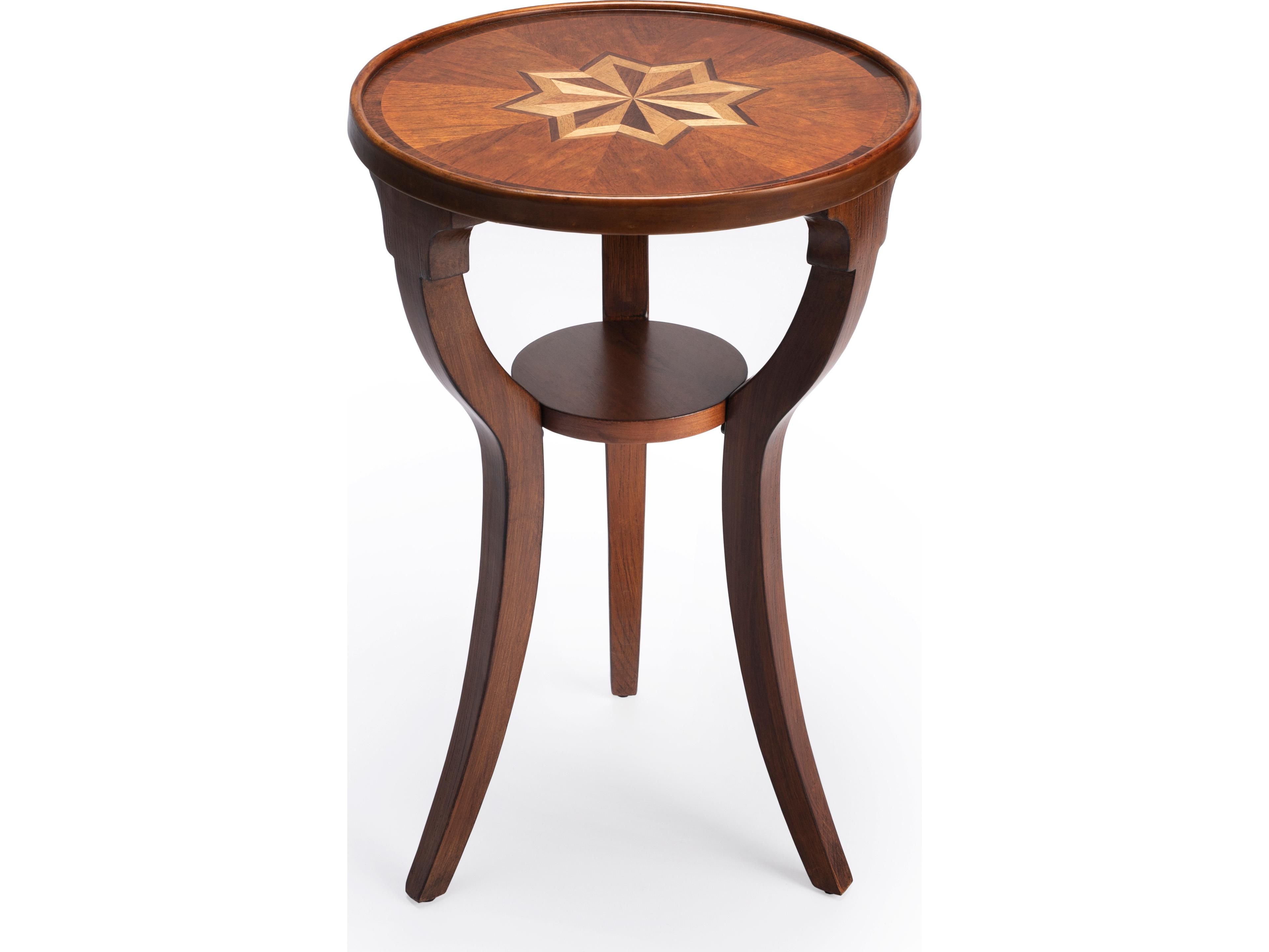 Dalton Round Wood Olive Ash End Table