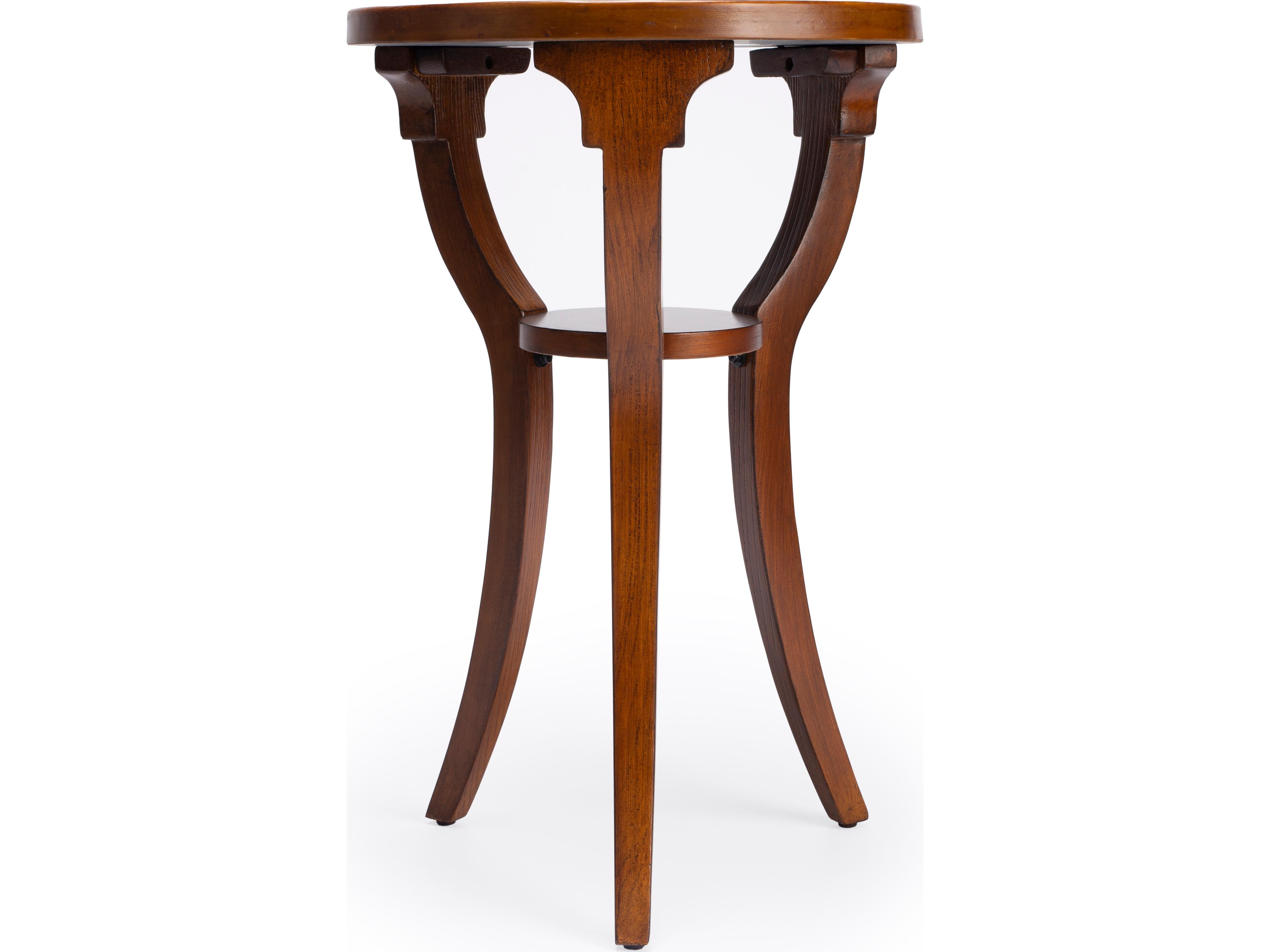 Butler Dalton Round Wood Olive Ash End Table