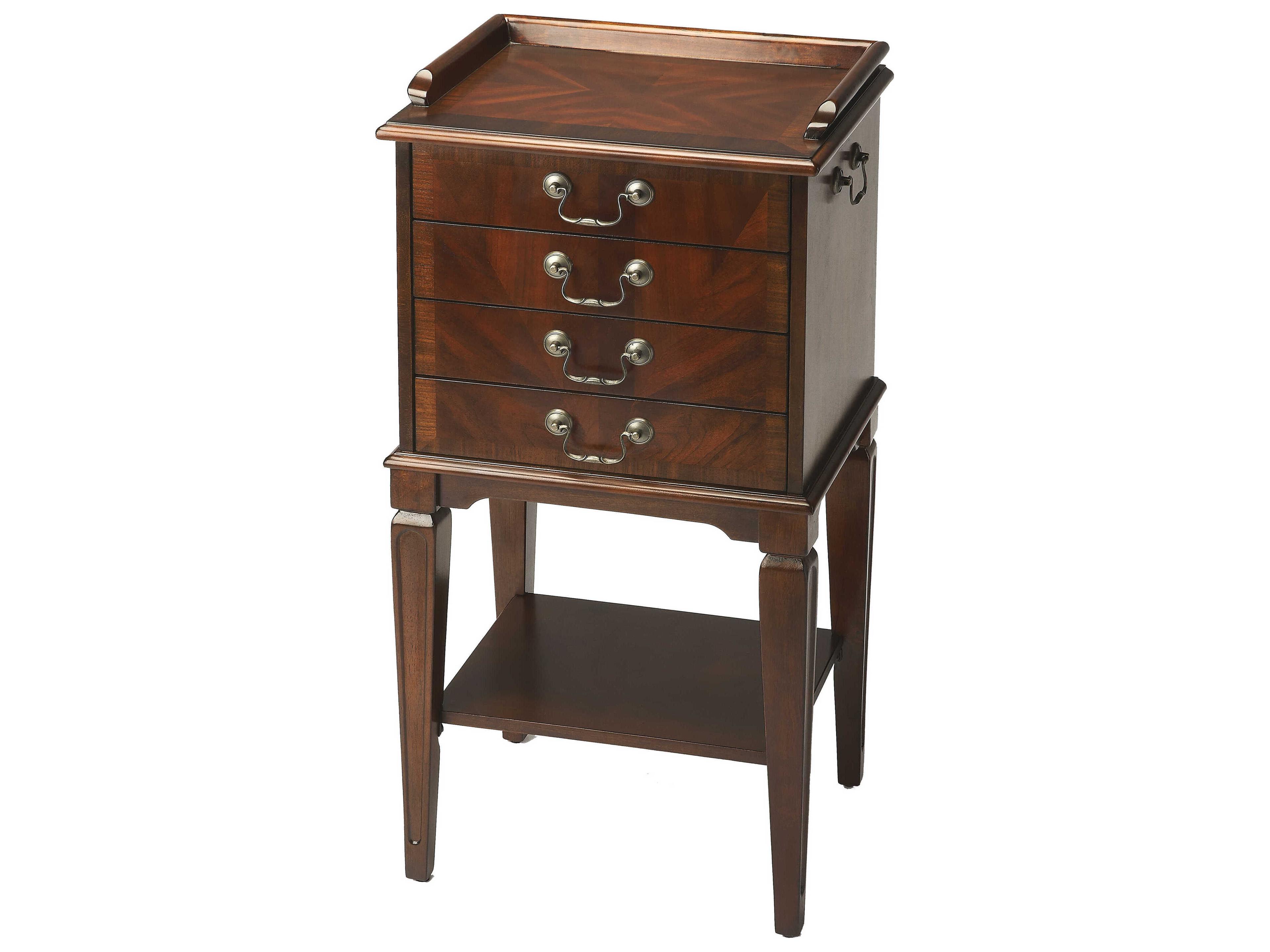 Hardwick 4-Drawers Brown Poplar Wood Dresser