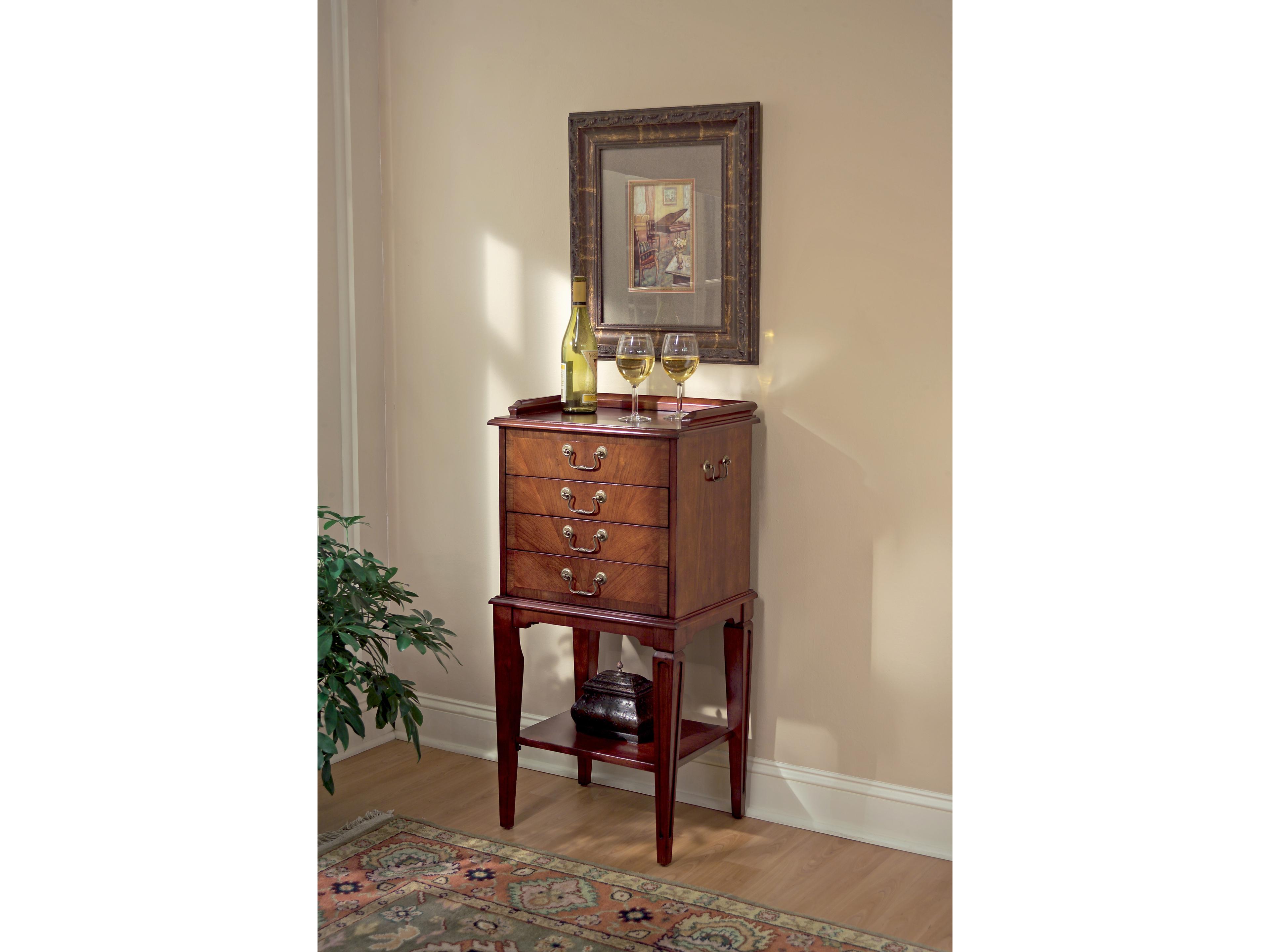 Butler Hardwick 4-Drawers Brown Poplar Wood Dresser
