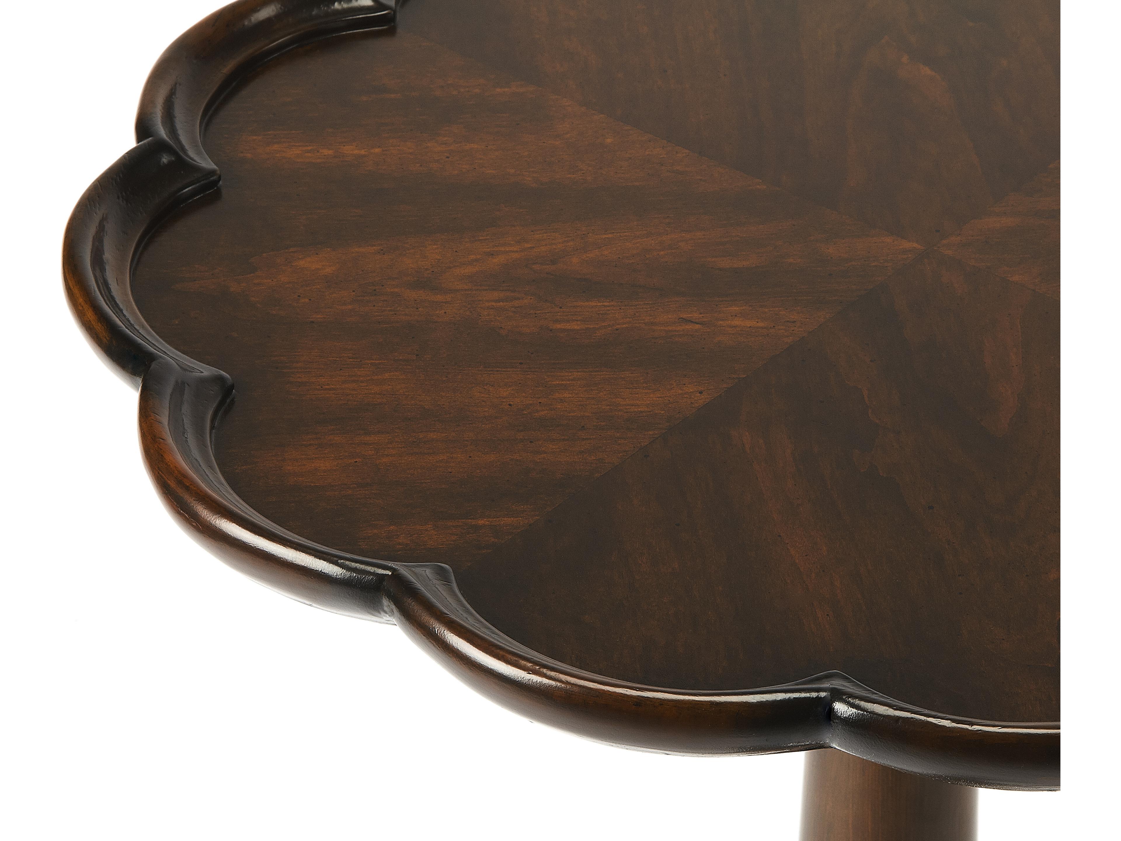 Butler Dansby Round Wood Cherry End Table