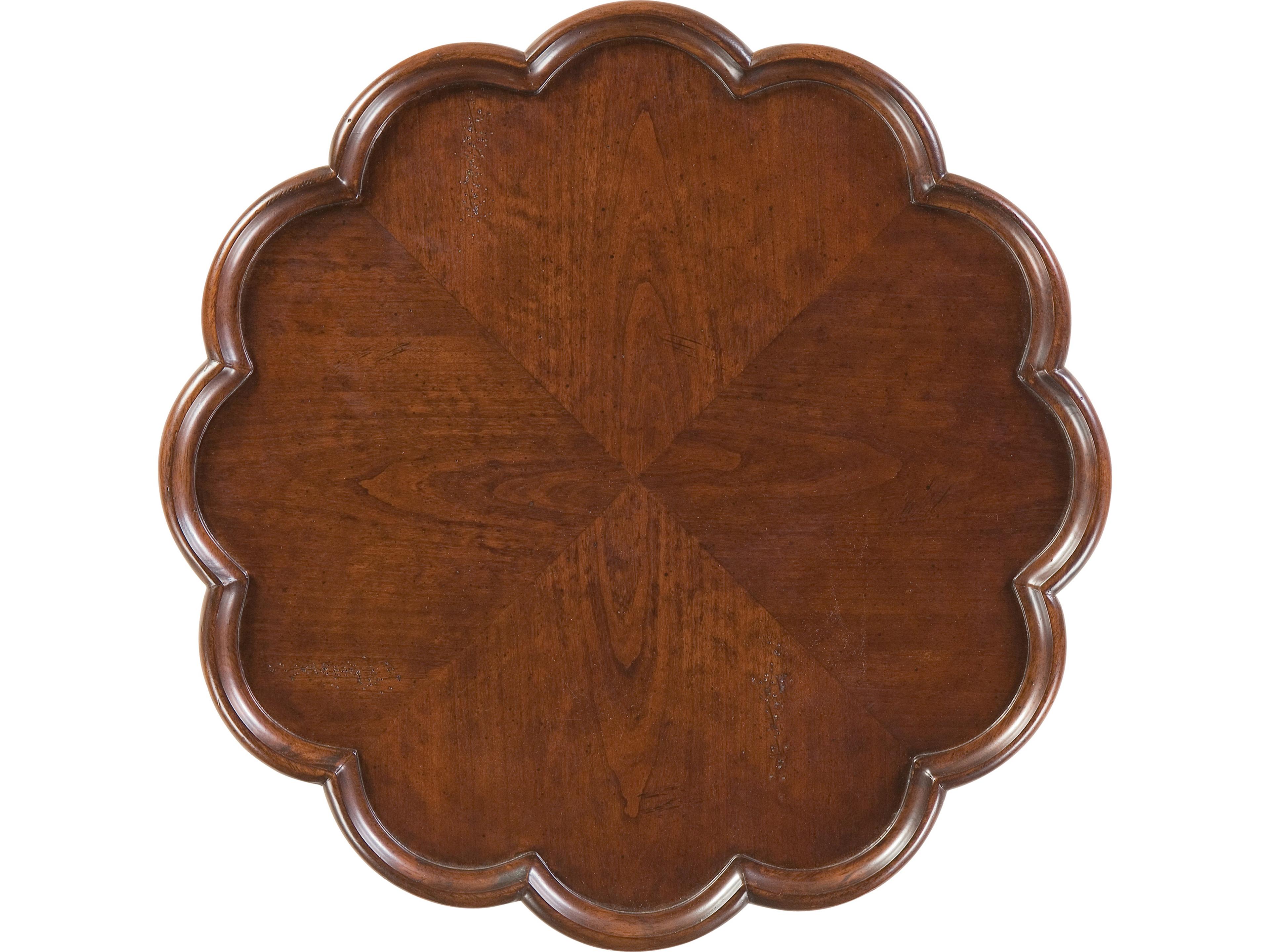 Butler Dansby Round Wood Cherry End Table