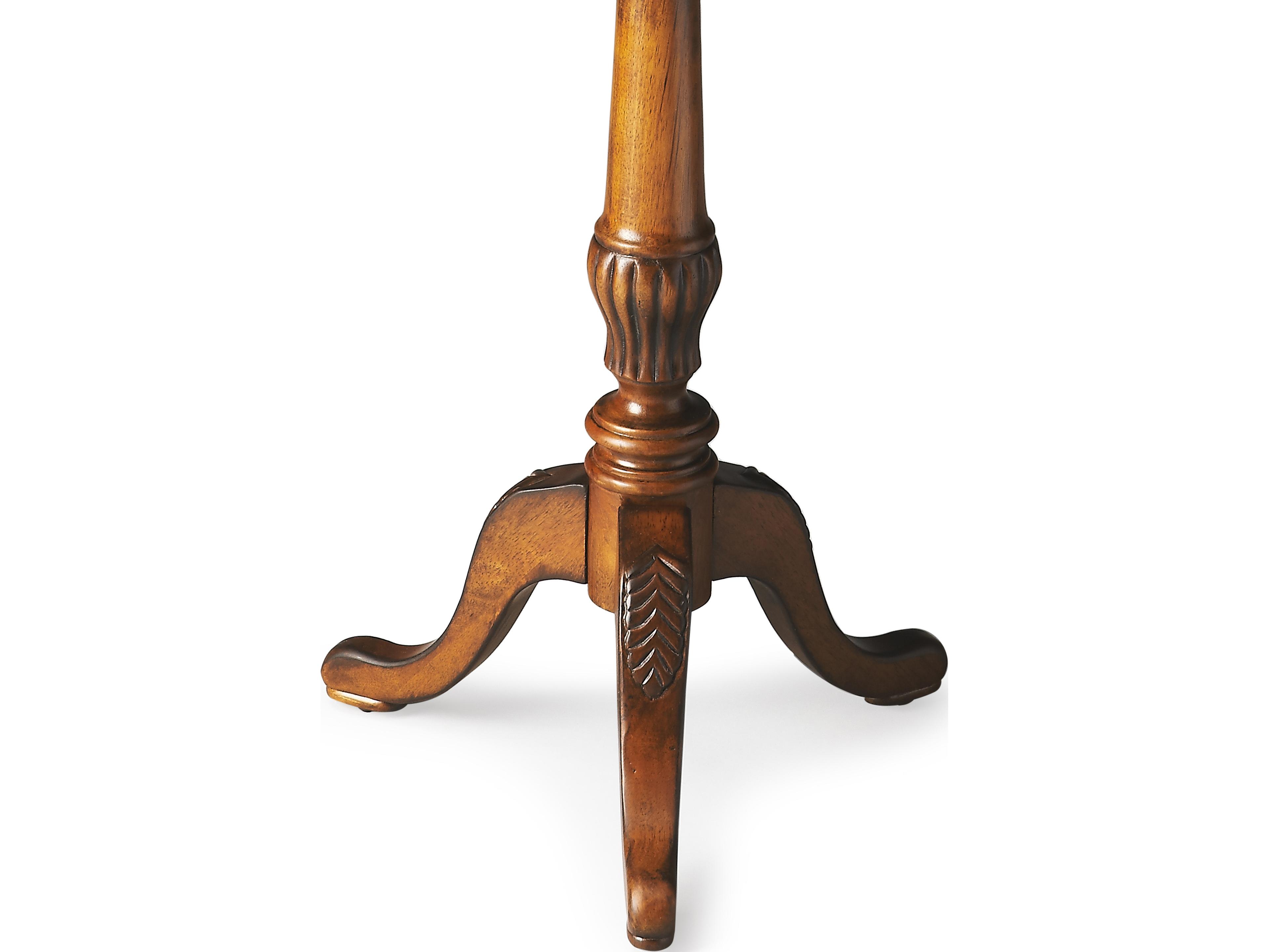 Butler Dansby Round Wood Olive Ash End Table