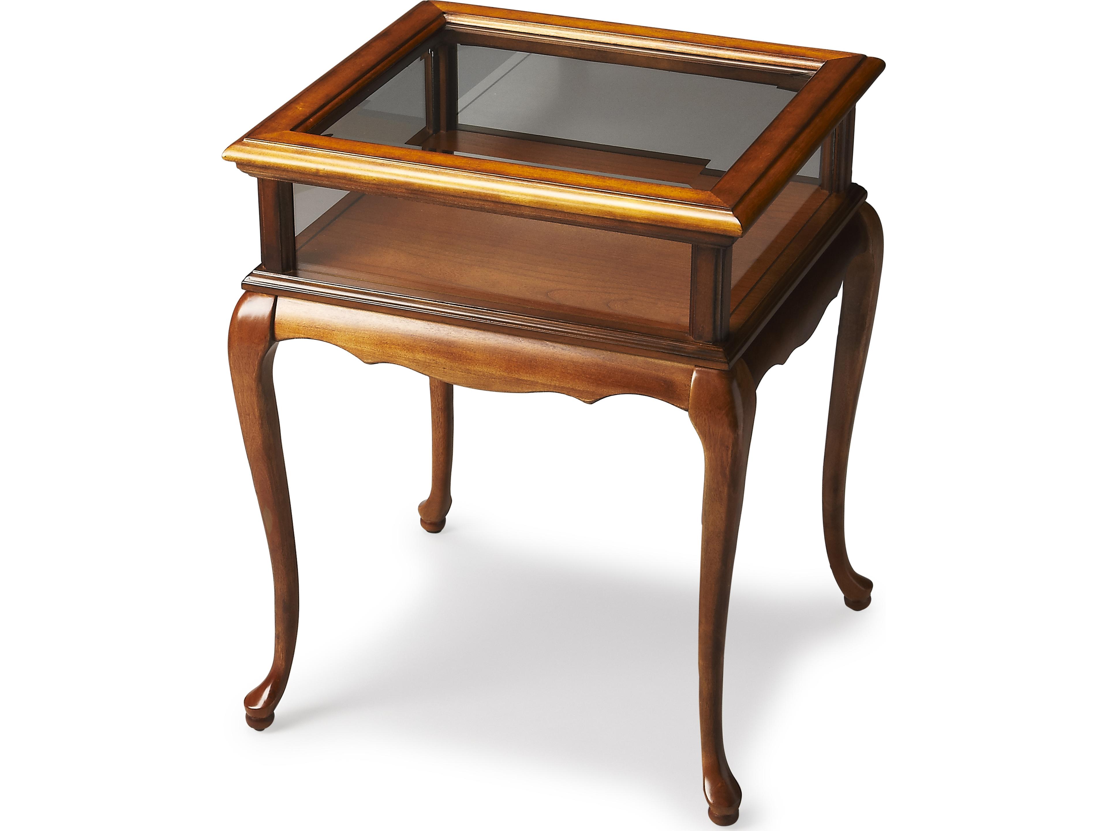 Butler Burton Rectangular Glass Olive Ash End Table