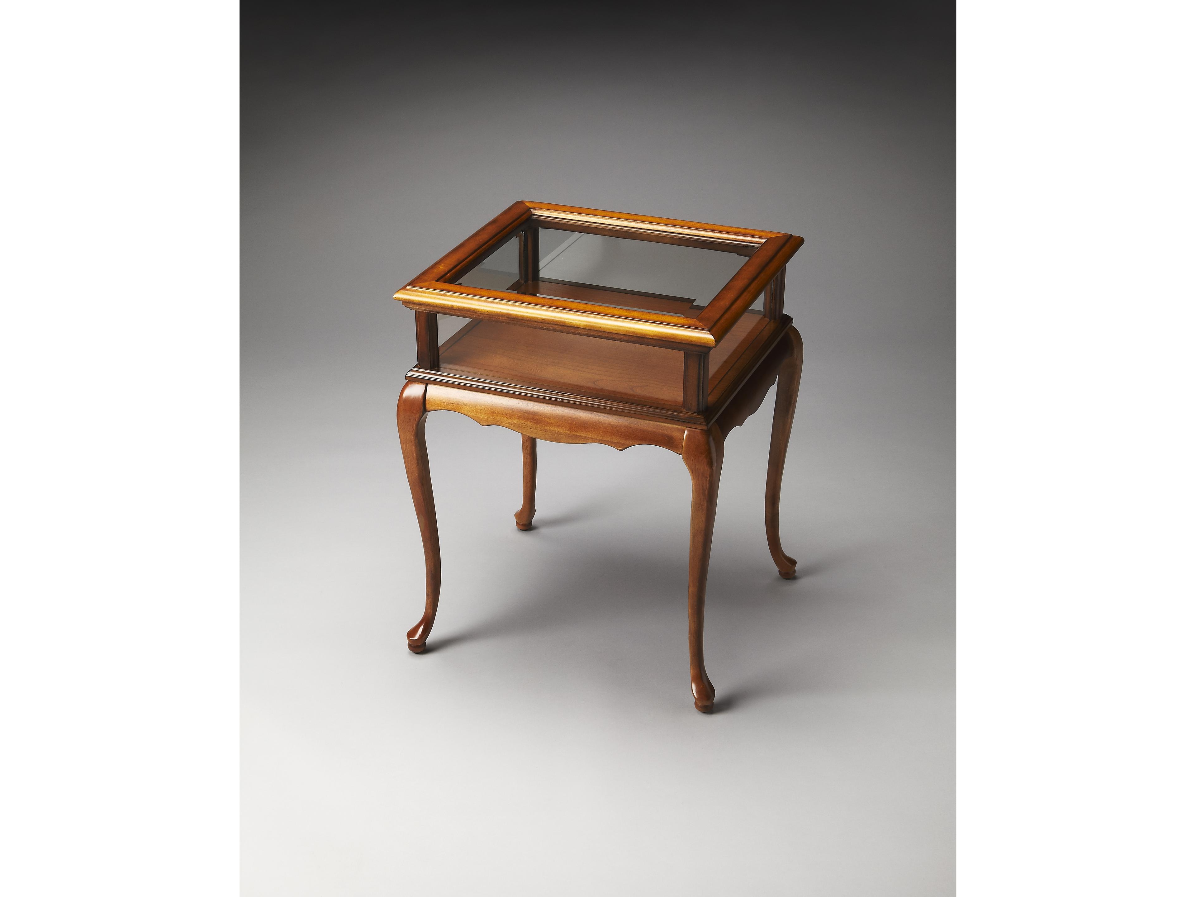 Butler Burton Rectangular Glass Olive Ash End Table