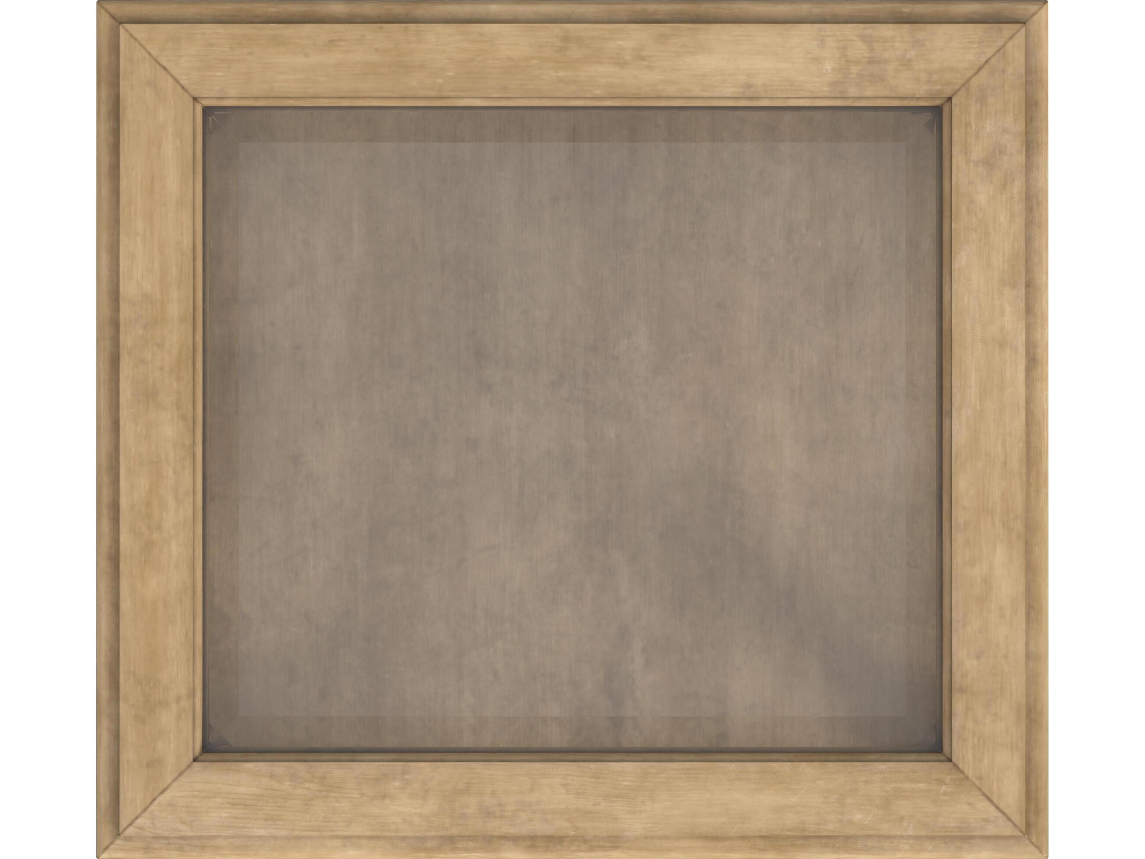 Butler Burton Rectangular Glass Antique Beige End Table