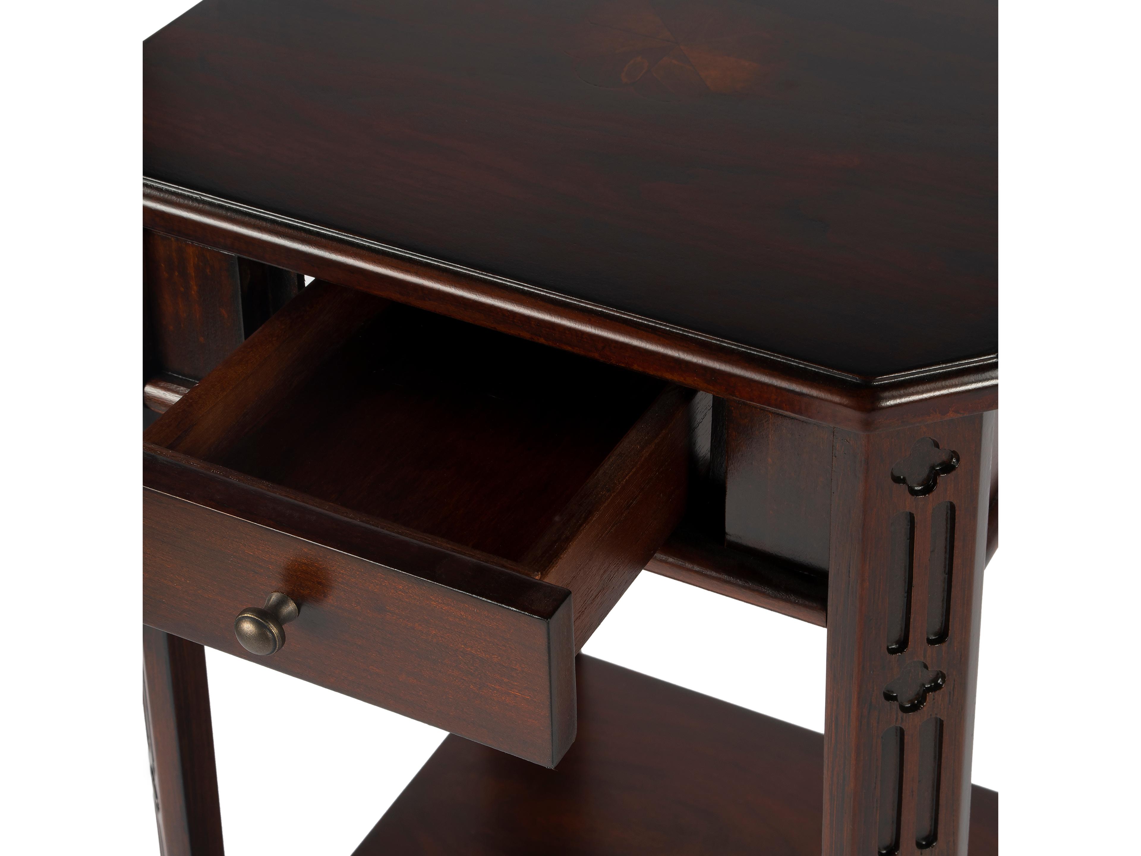 Butler Moyer Rectangular Wood Cherry End Table