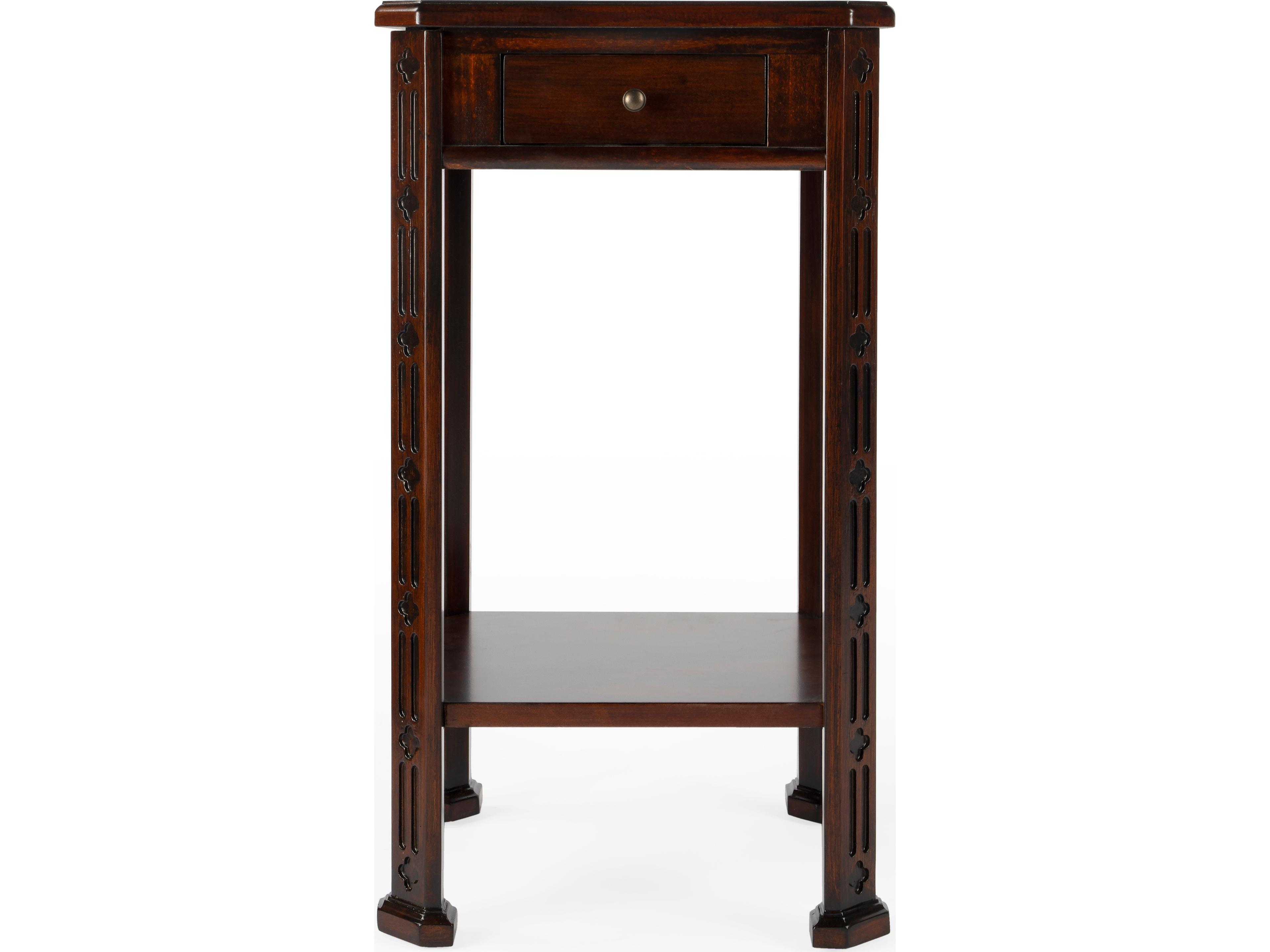 Butler Moyer Rectangular Wood Cherry End Table
