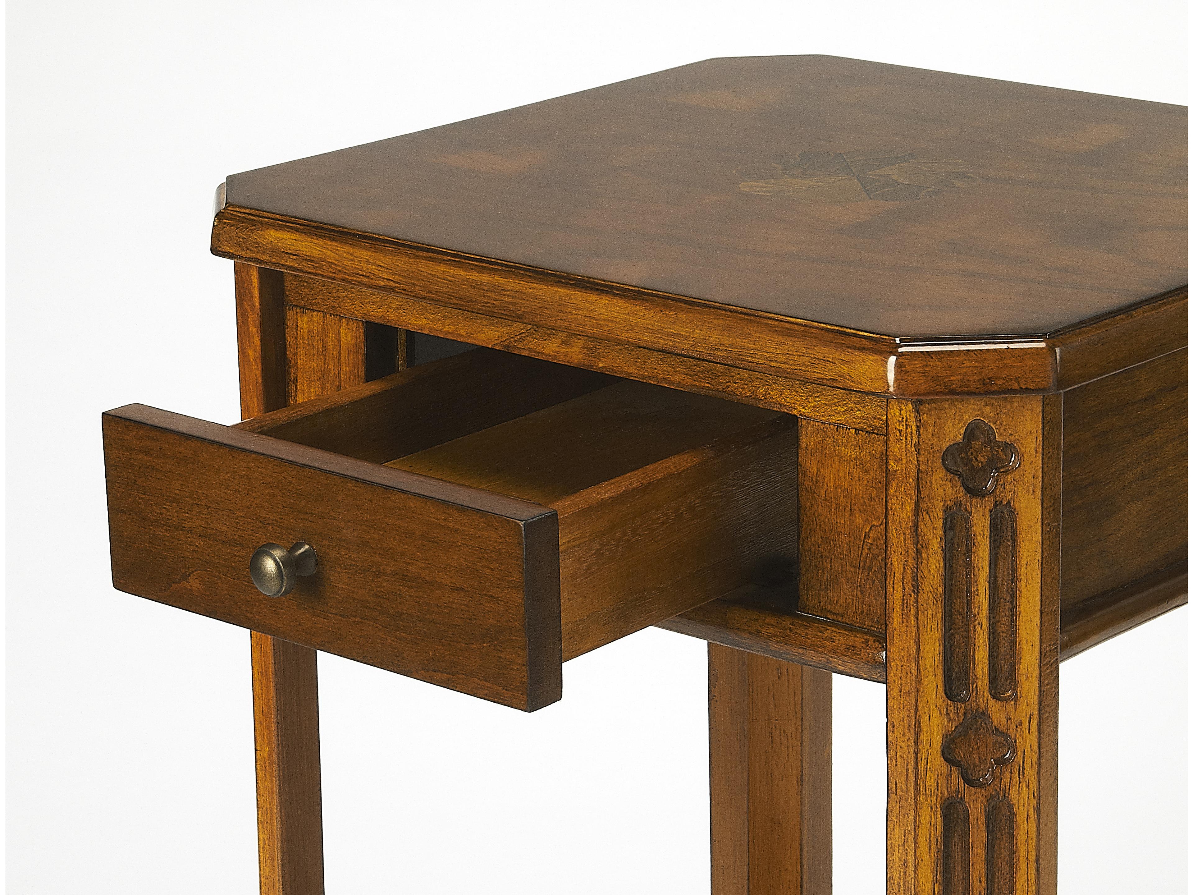 Butler Moyer Rectangular Wood Olive Ash End Table