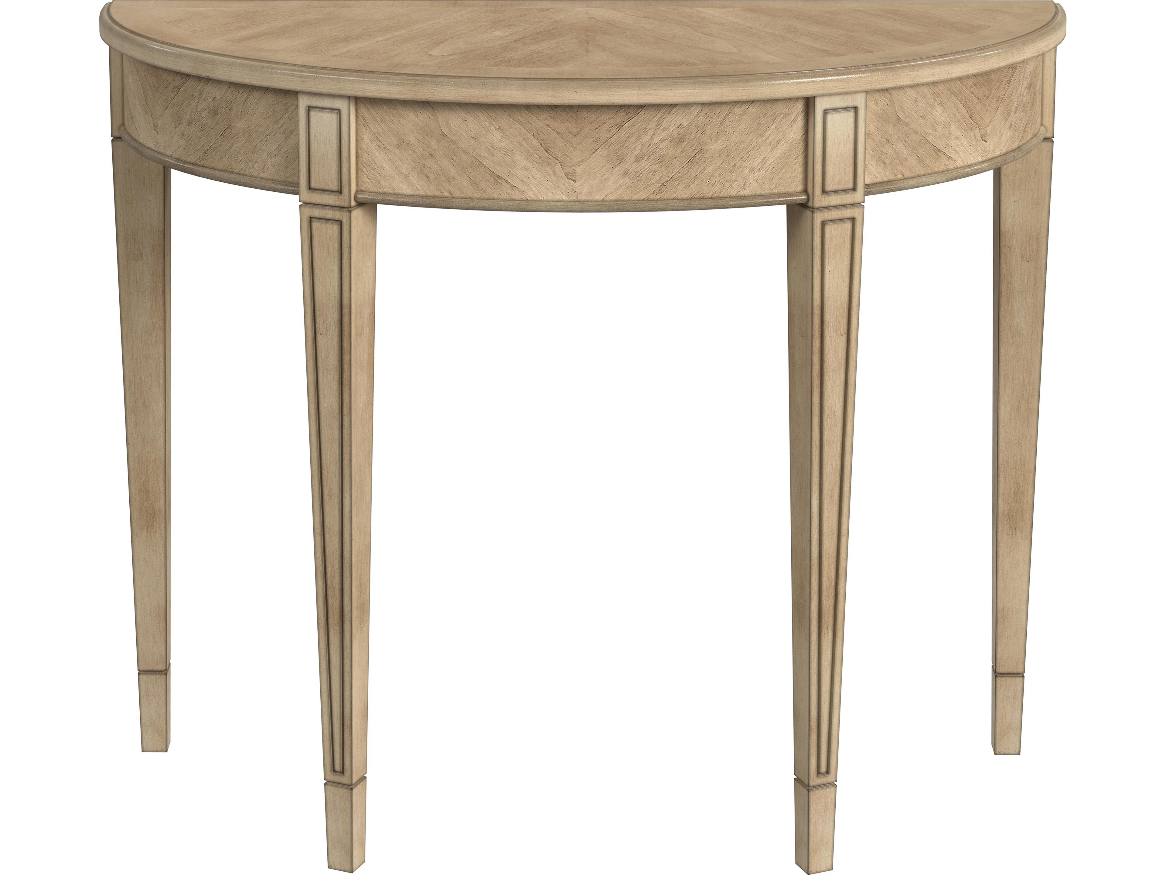 Hampton Wood Antique Beige Console Table