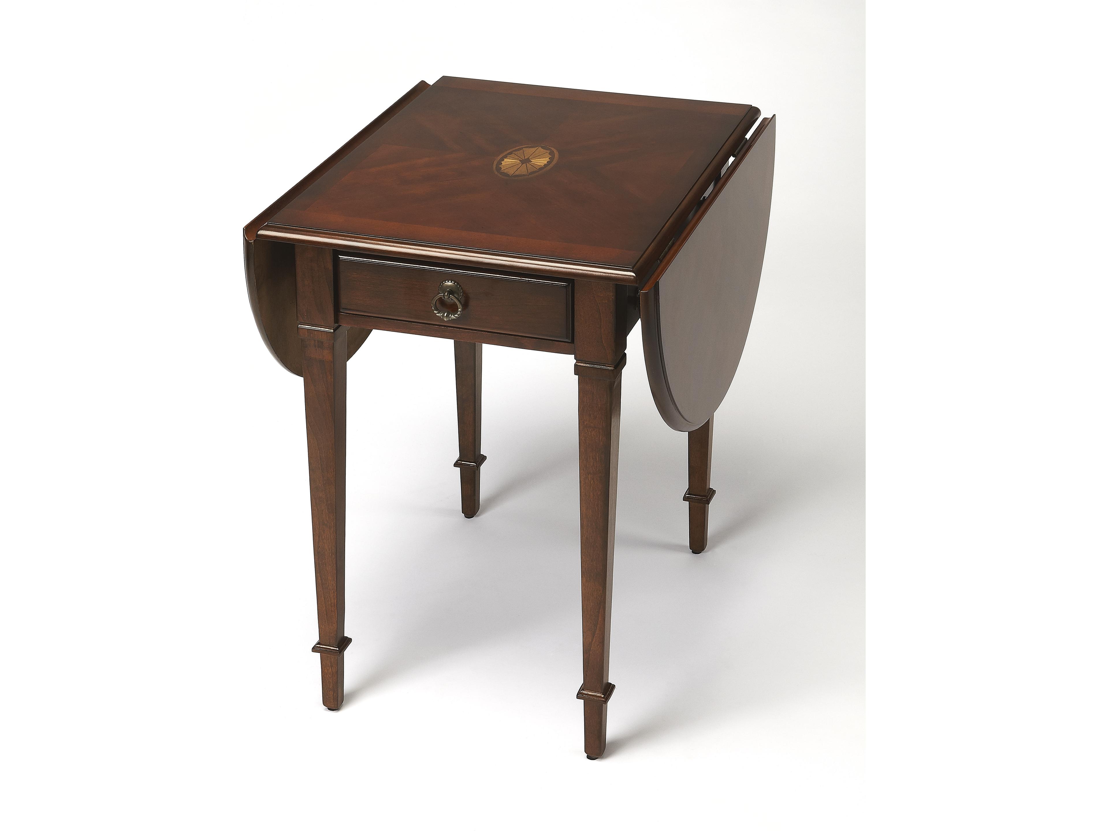 Butler Glenview Rectangular Wood Cherry End Table