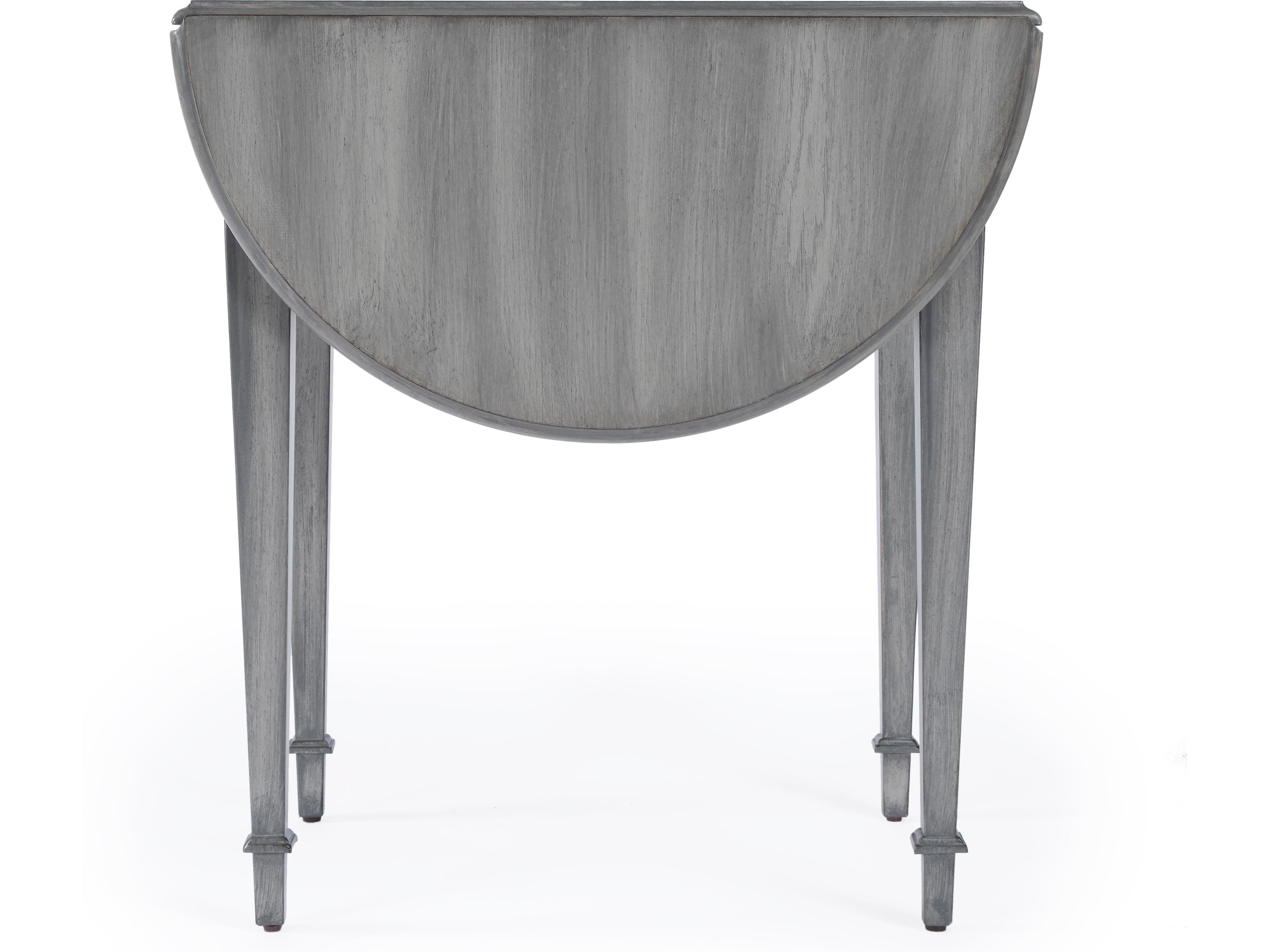 Butler Glenview Rectangular Wood Powder Gray End Table