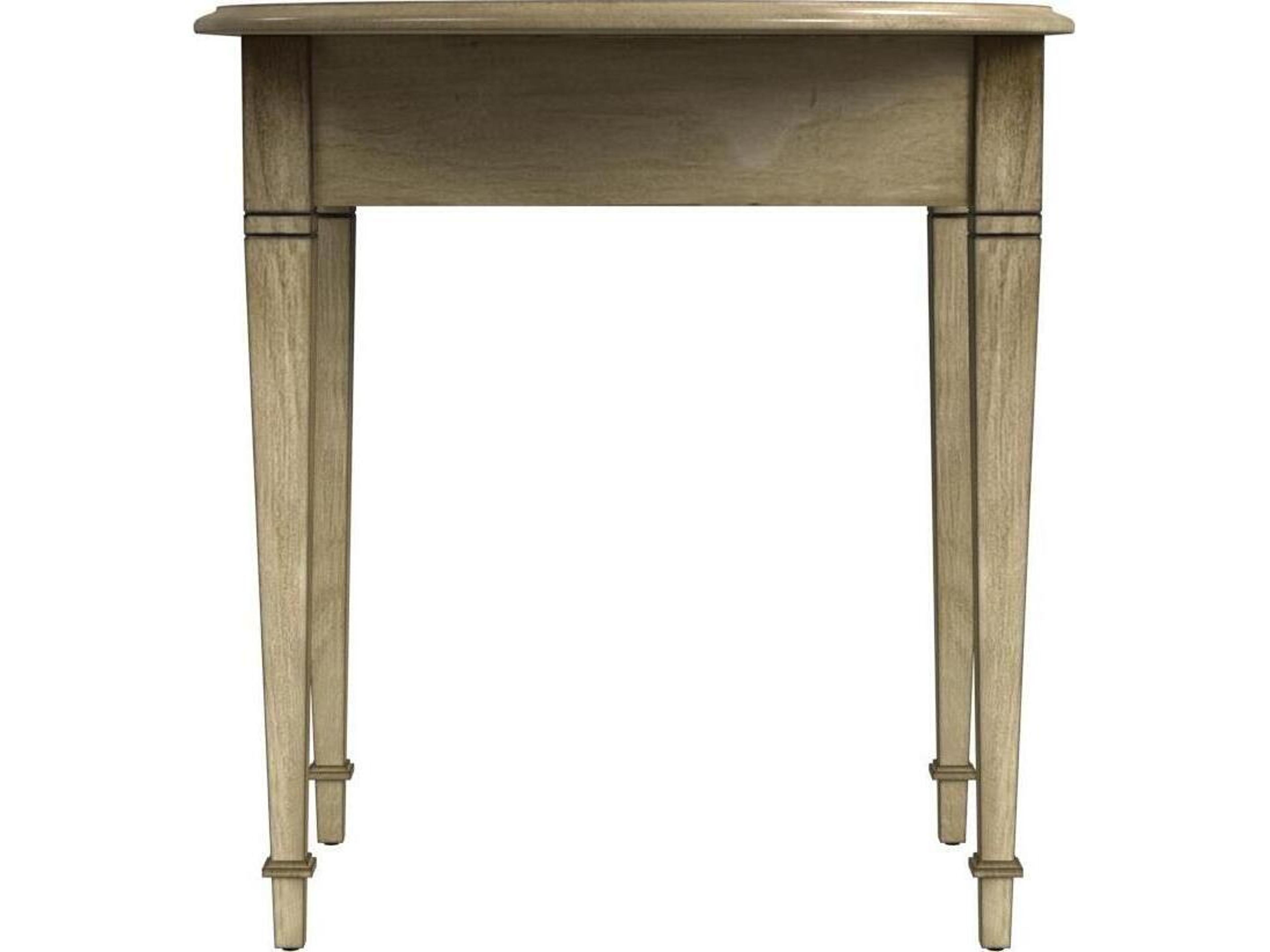 Butler Glenview Rectangular Wood Antique Beige End Table