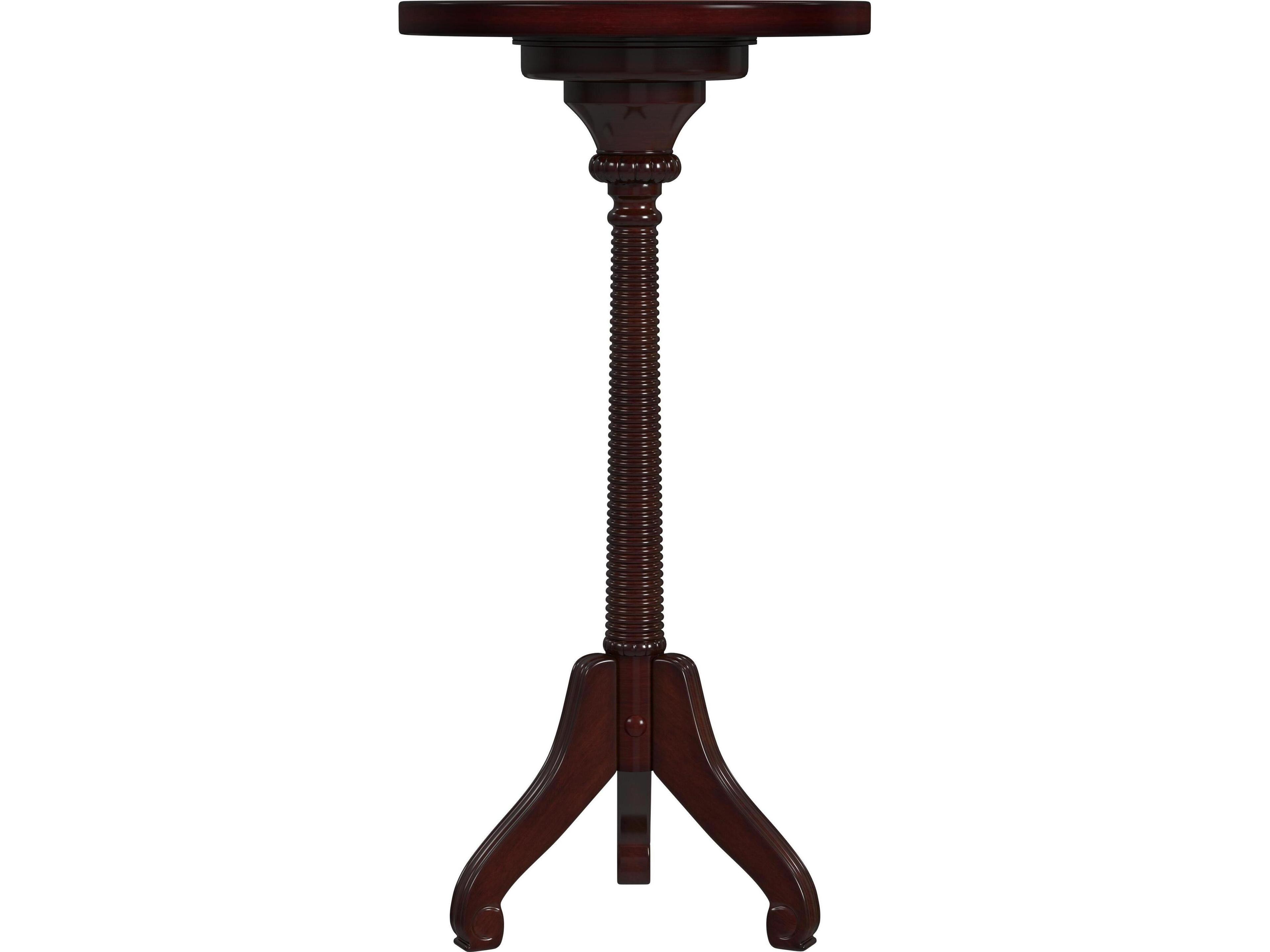 Butler Florence Round Wood Cherry End Table
