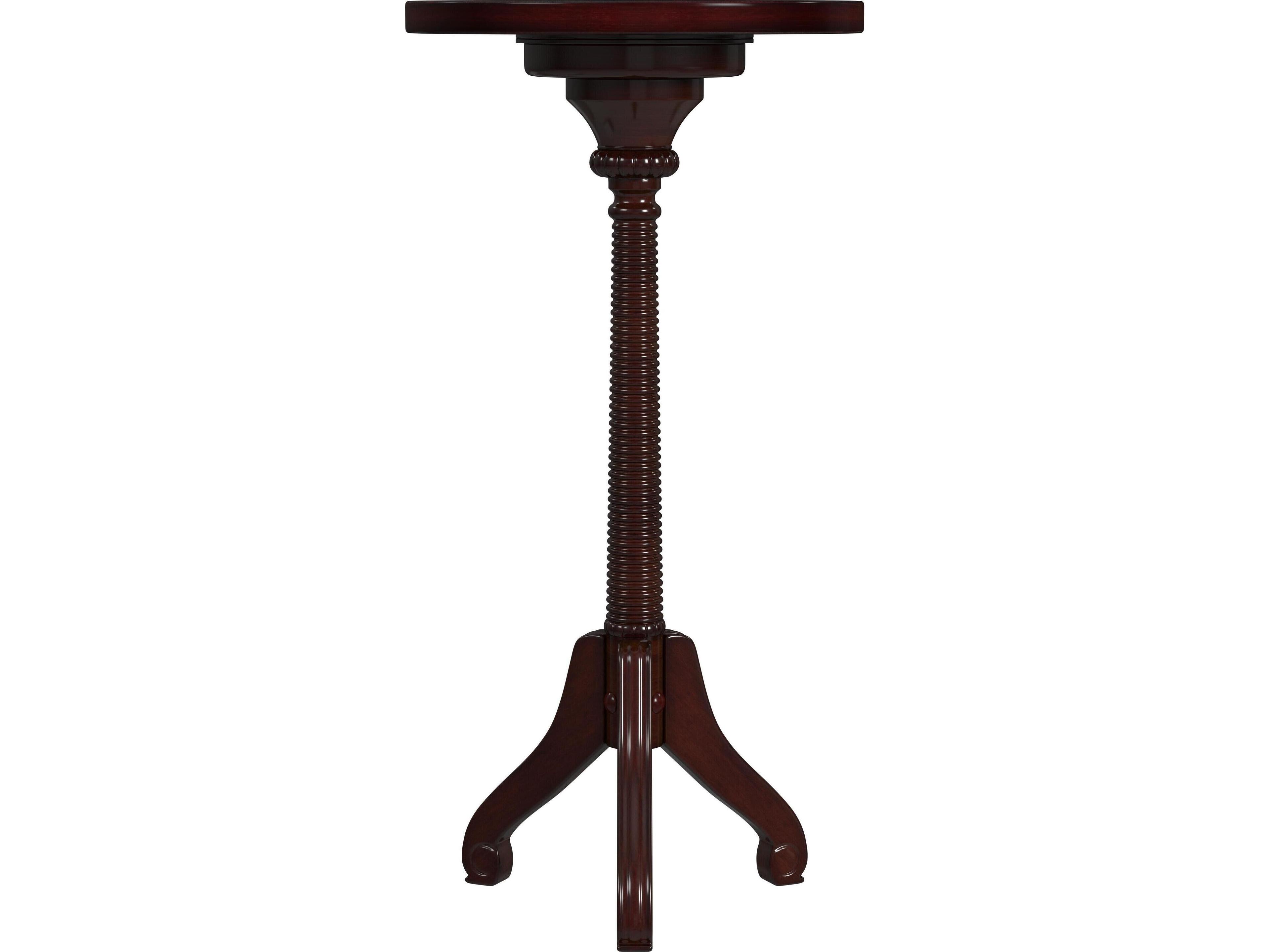Butler Florence Round Wood Cherry End Table