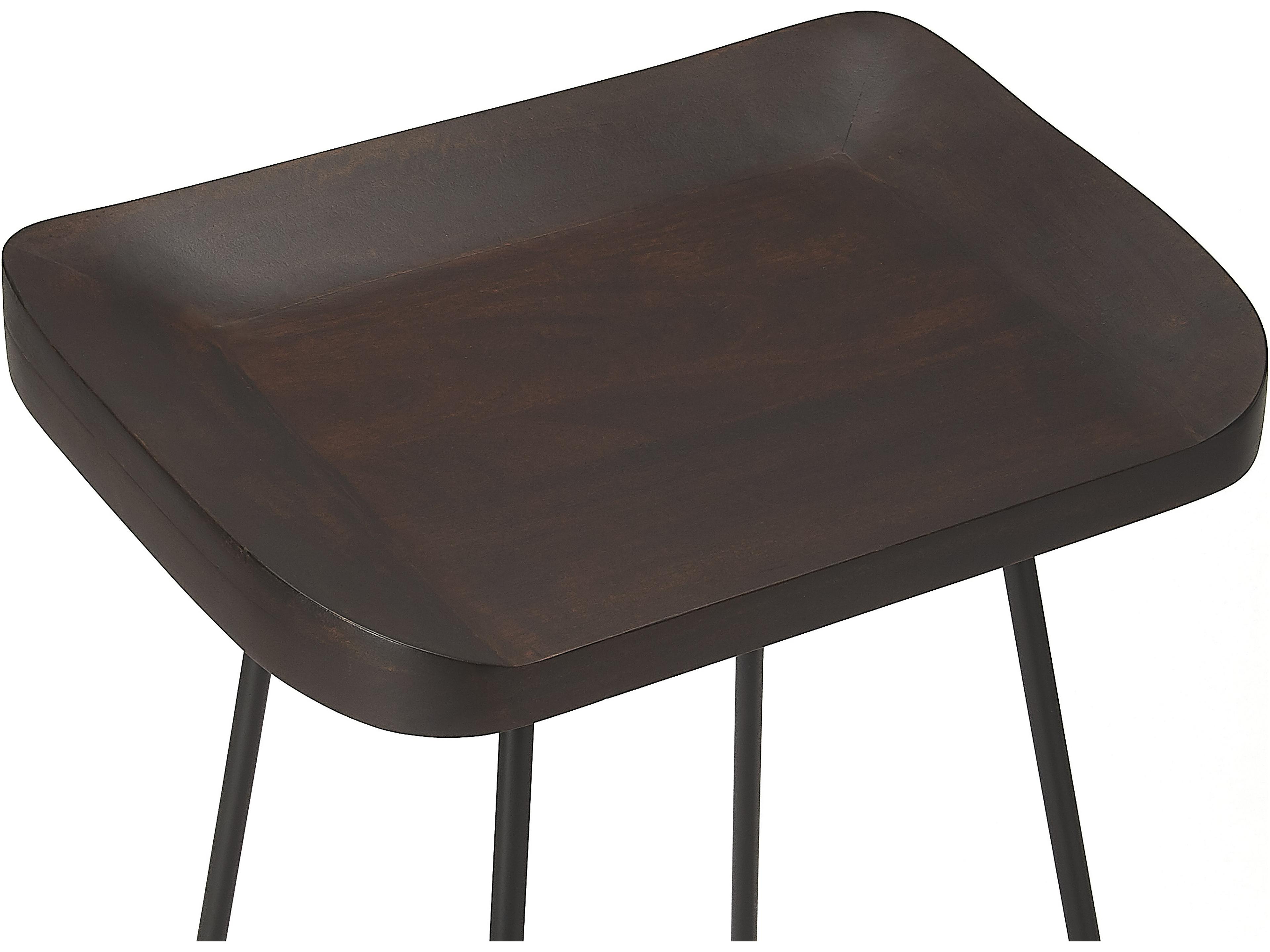 Butler Alton Coffee Mango Wood Counter Stool