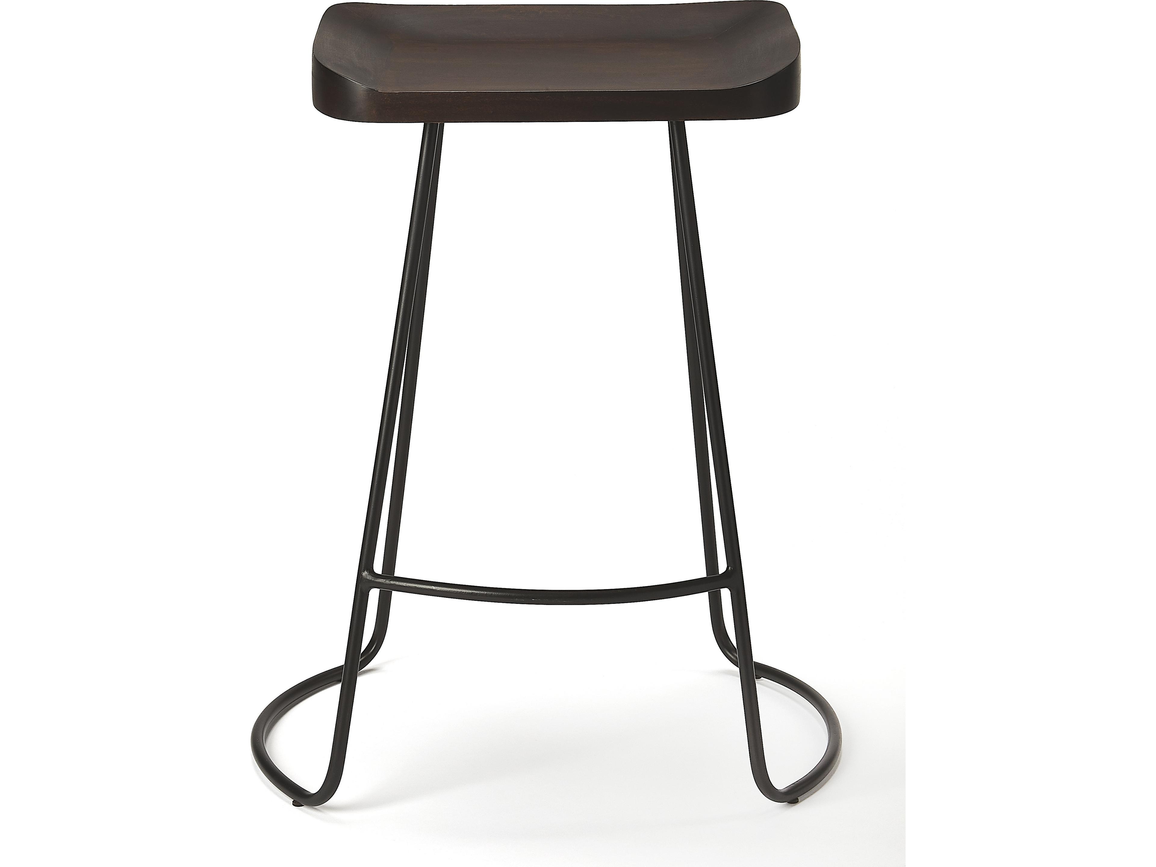 Butler Alton Coffee Mango Wood Counter Stool