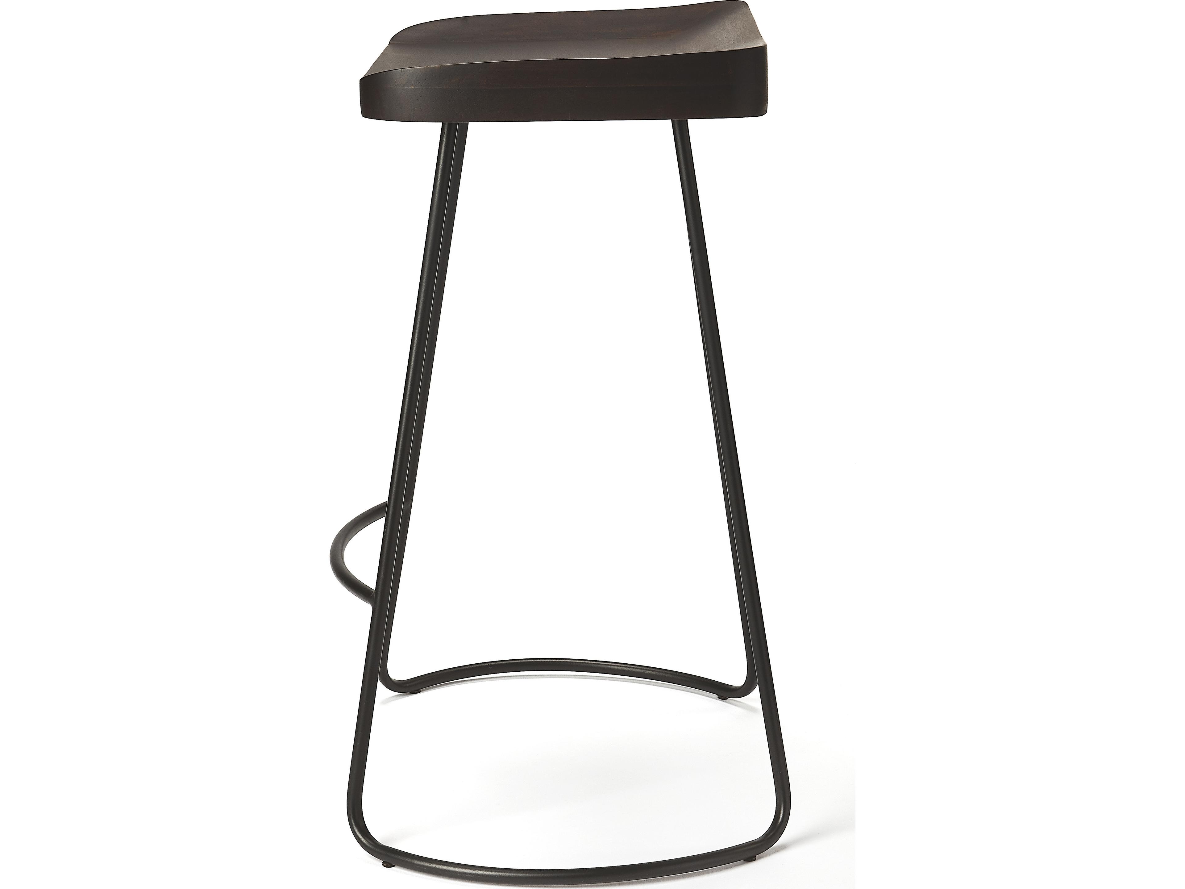 Butler Alton Coffee Mango Wood Counter Stool