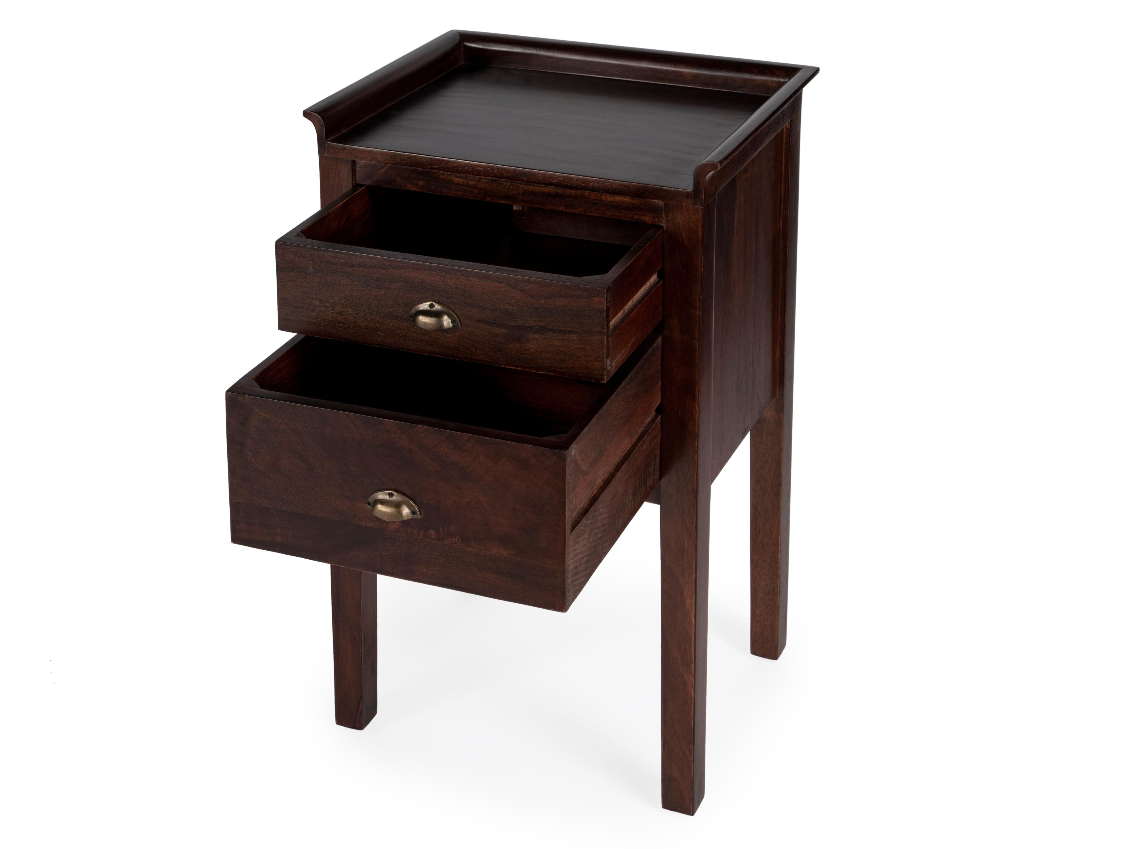 Butler Gabriel Rectangular Wood Brown End Table