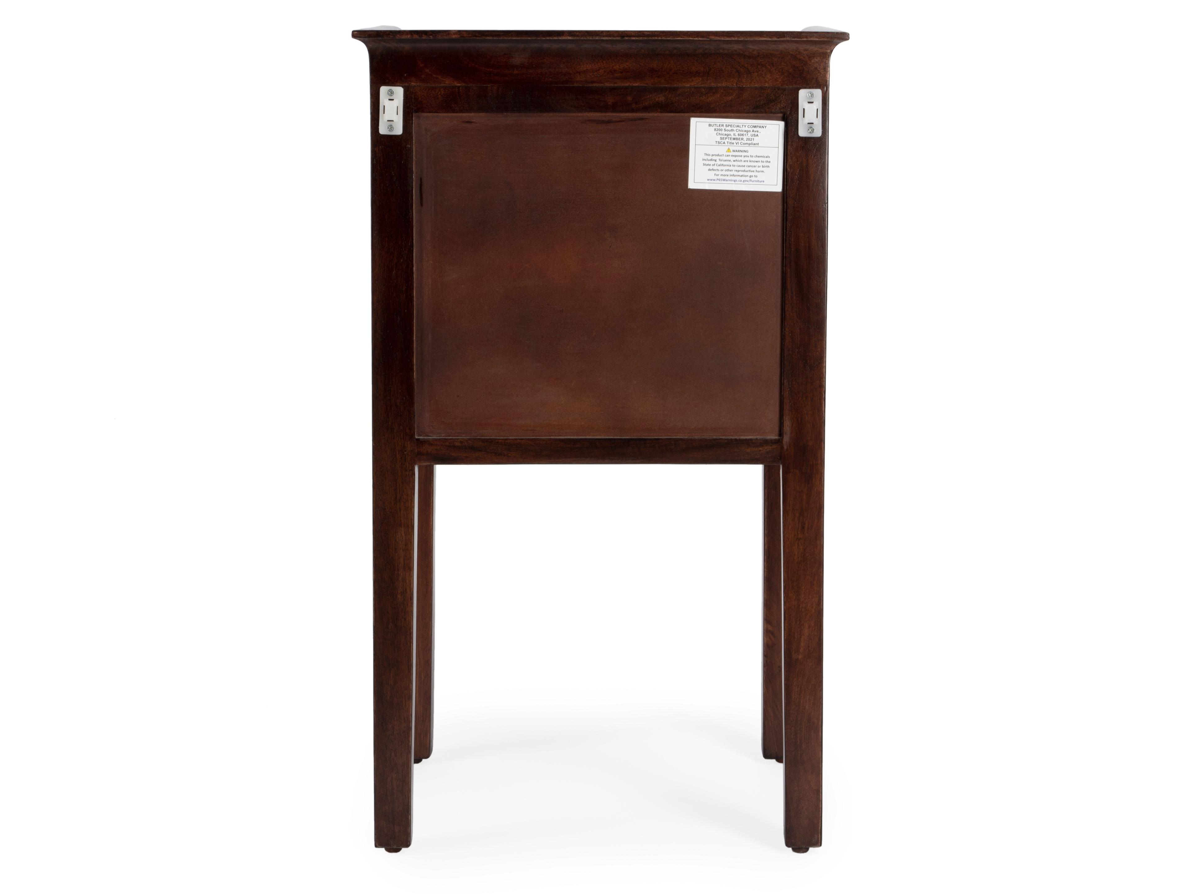 Butler Gabriel Rectangular Wood Brown End Table