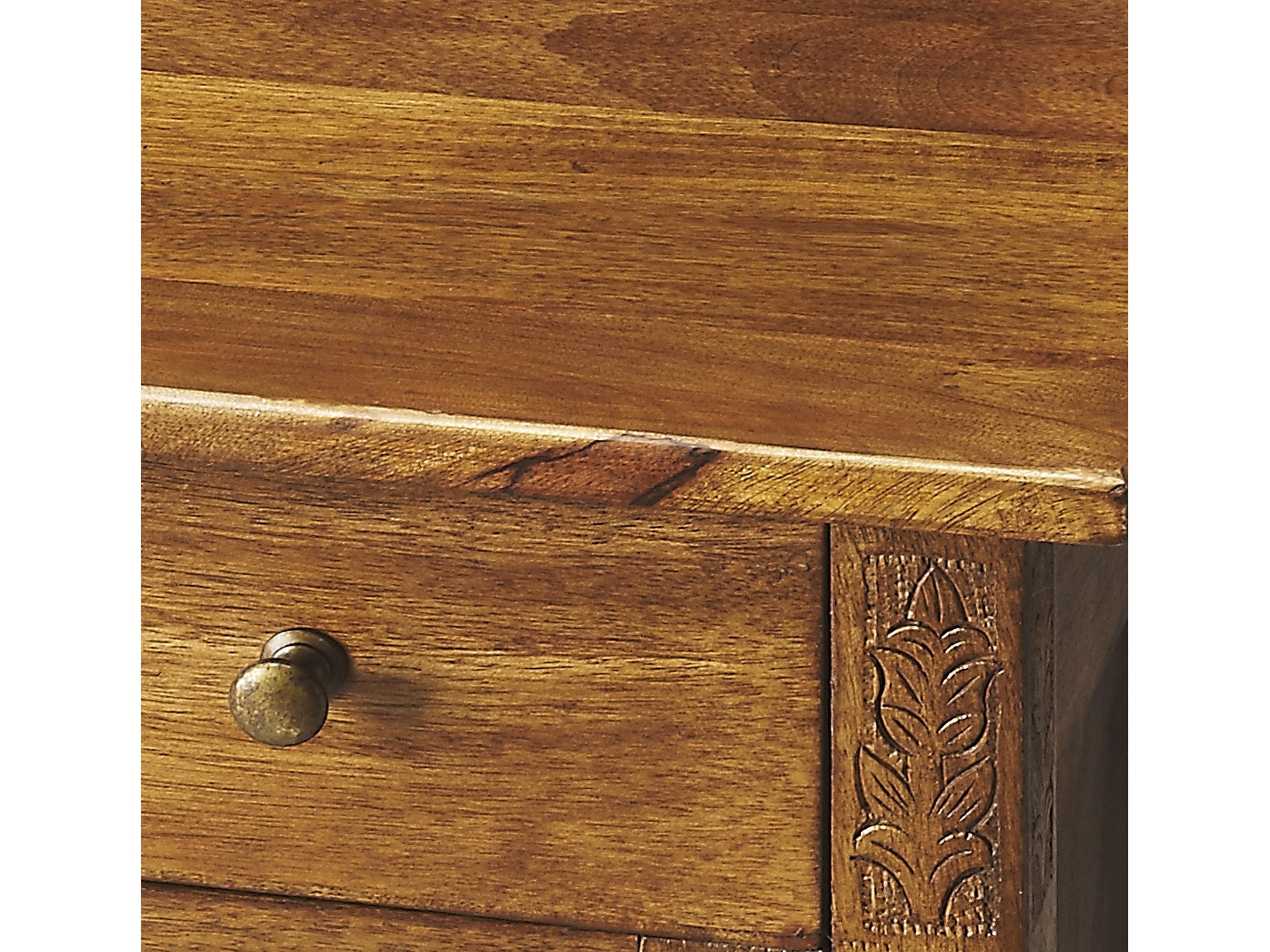 Butler Wester Rectangular Wood Artifacts End Table