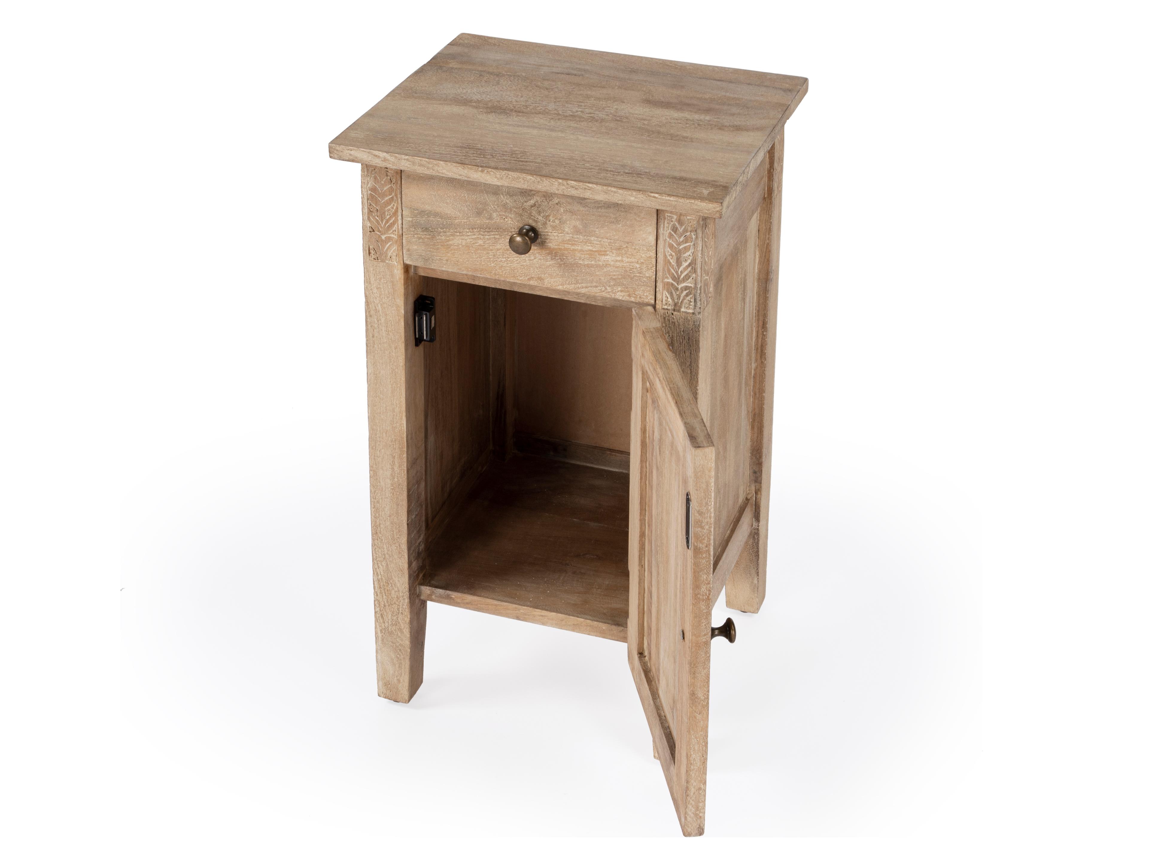 Butler Switra Rectangular Wood Natural Mango End Table