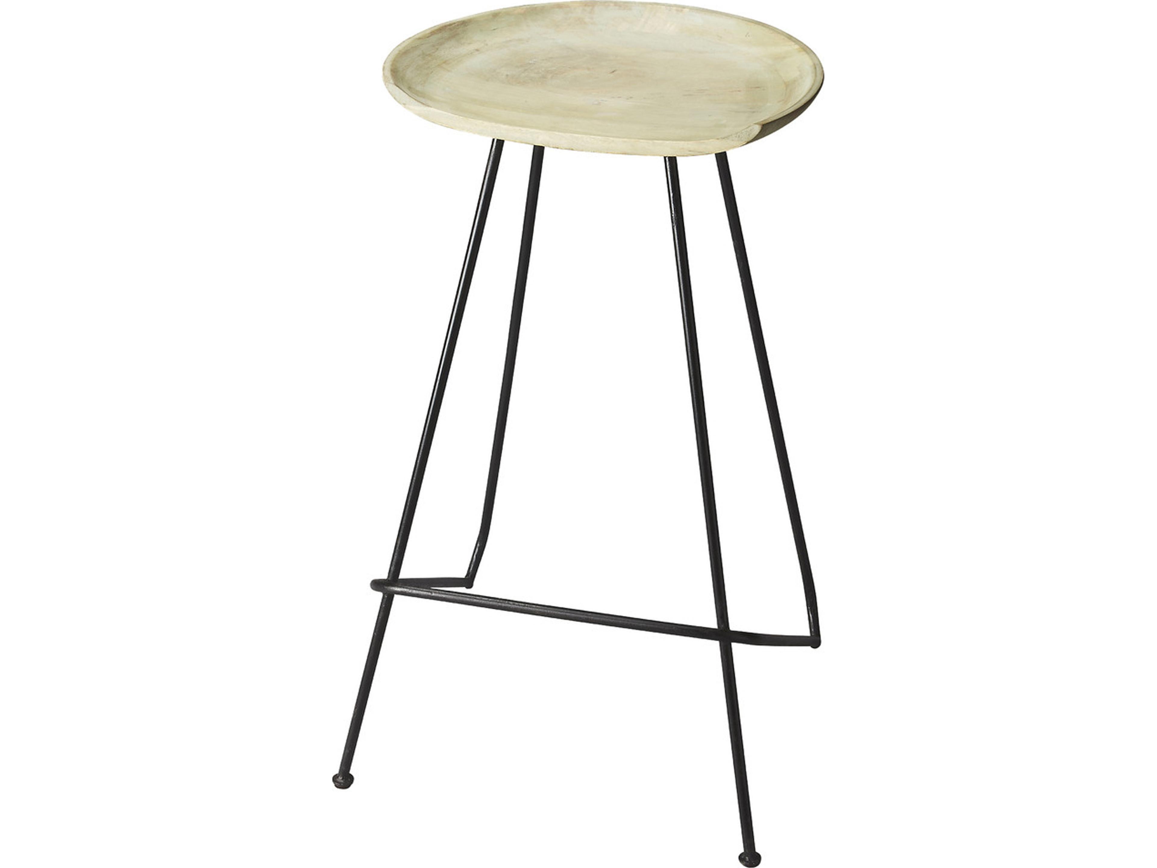 Hamlin Metalworks Mango Wood Bar Stool