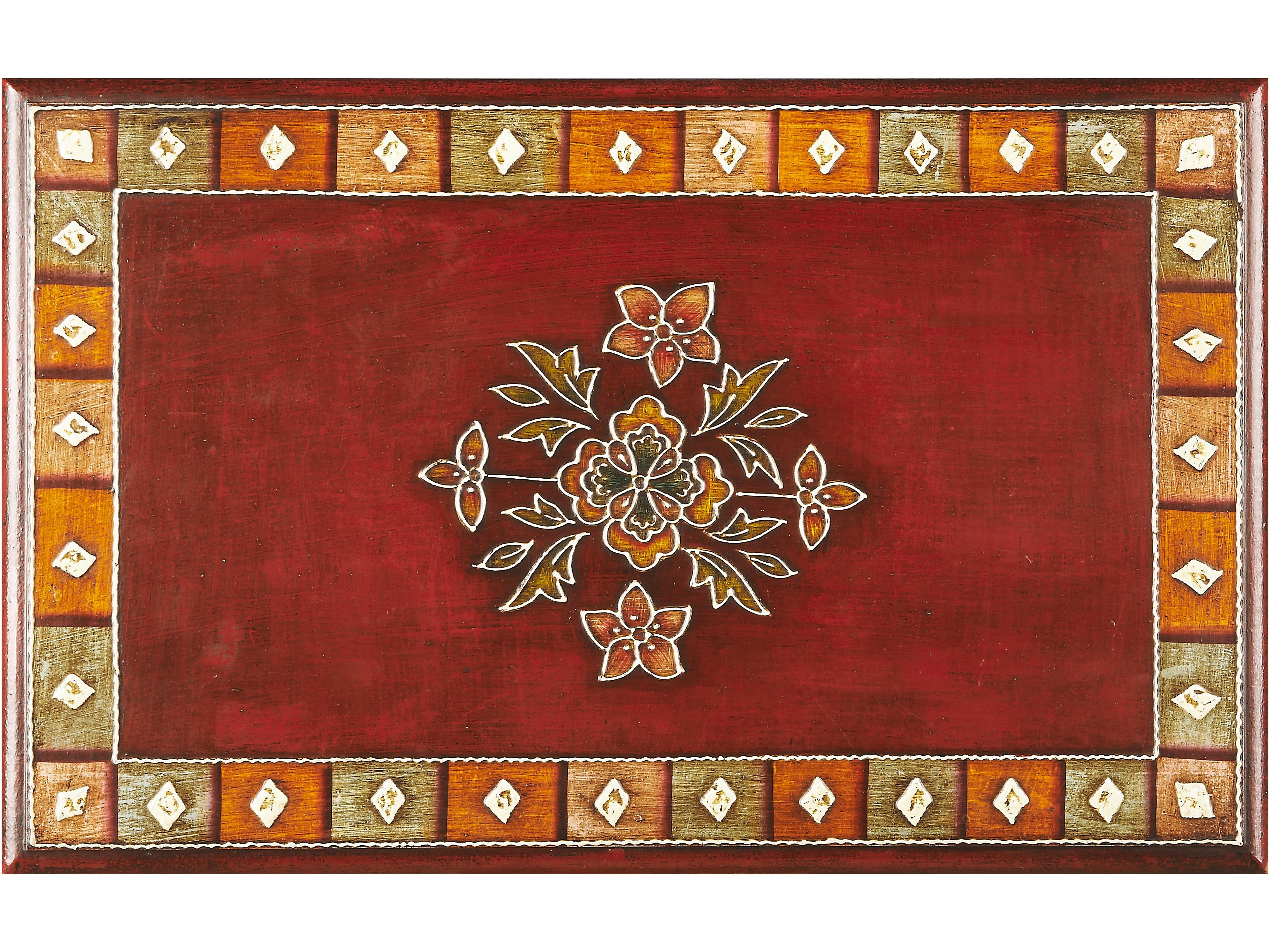 Butler Sasha Rectangular Wood Artifacts End Table