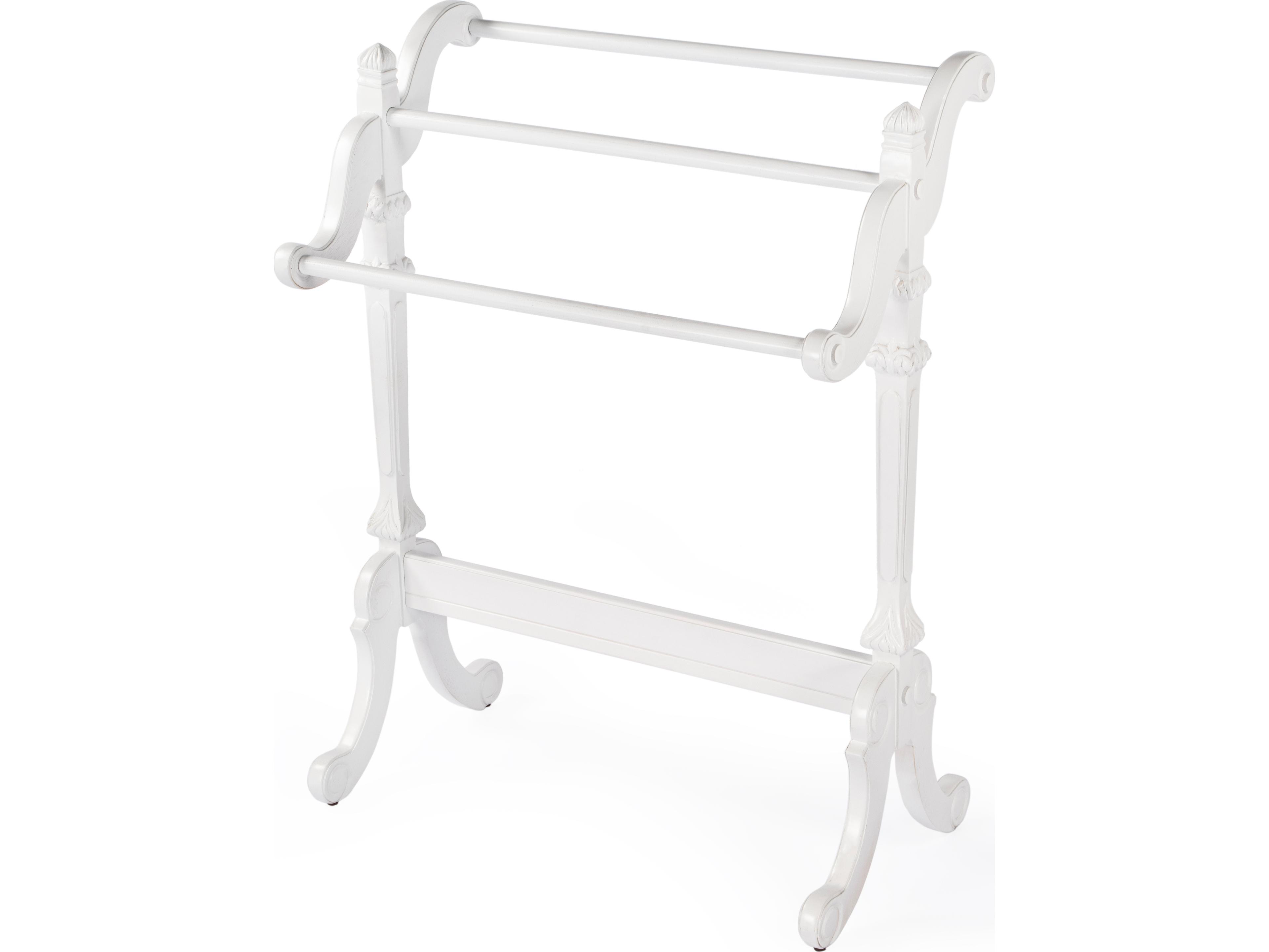 Newhouse Cottage White Blanket Rack