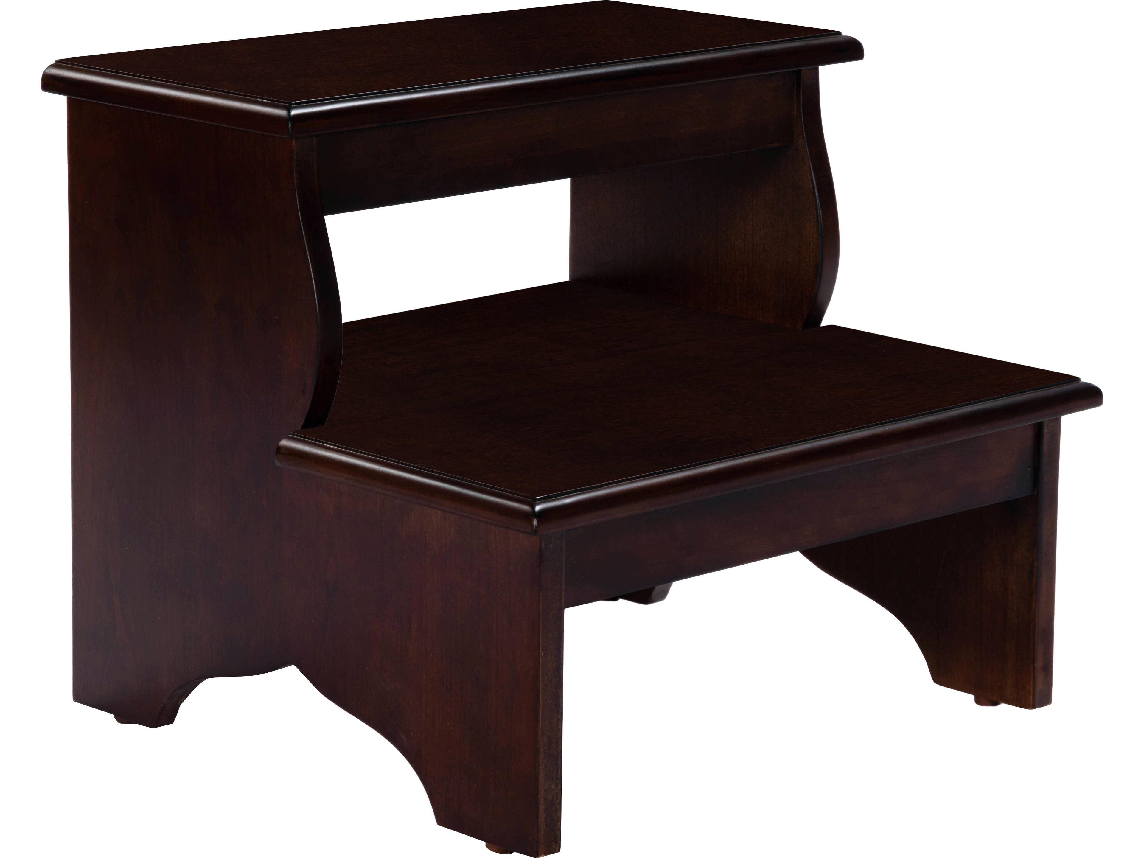 Melrose Cherry Brown Accent Stool