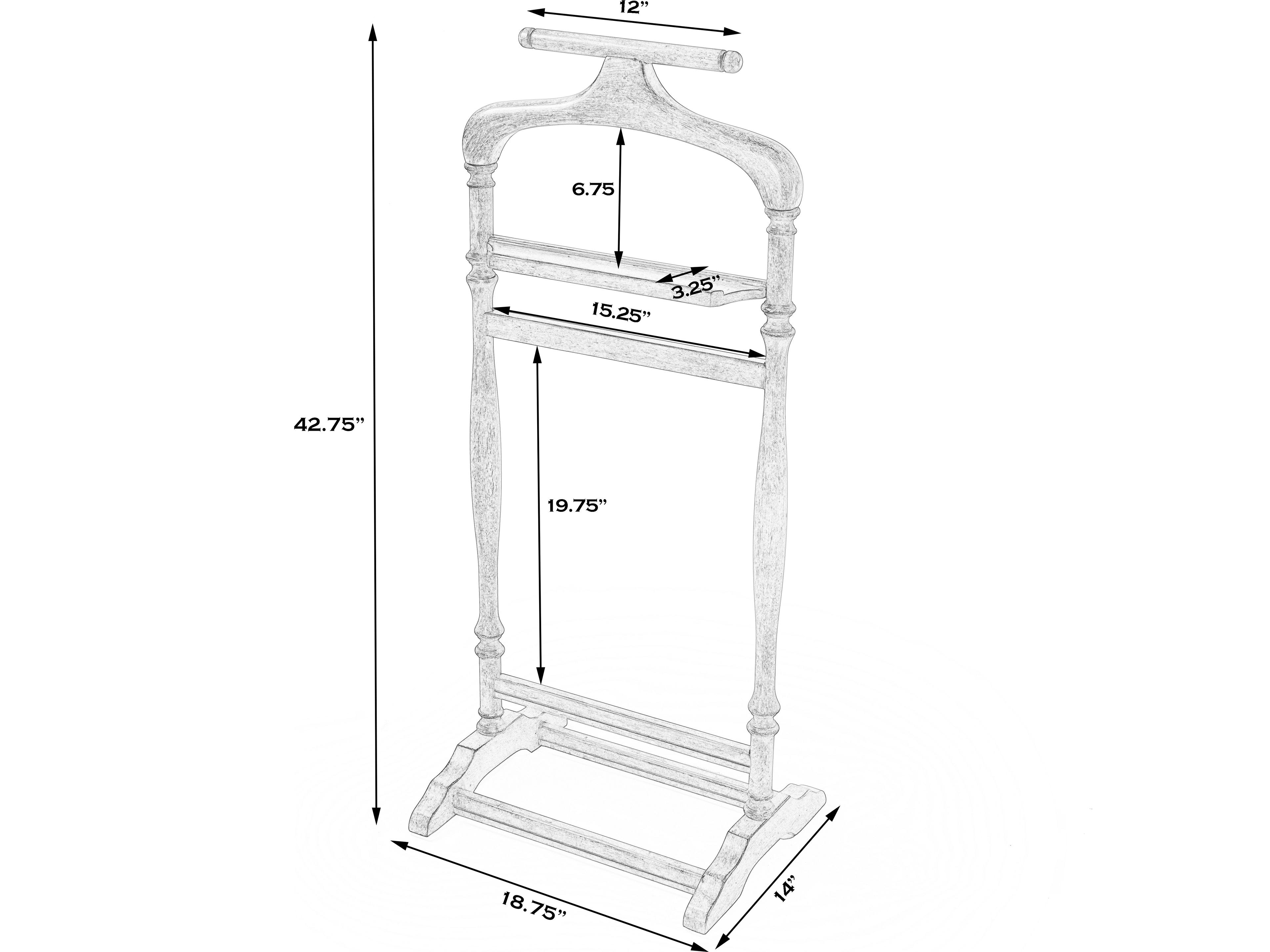 Butler Judson Cherry Valet Stand