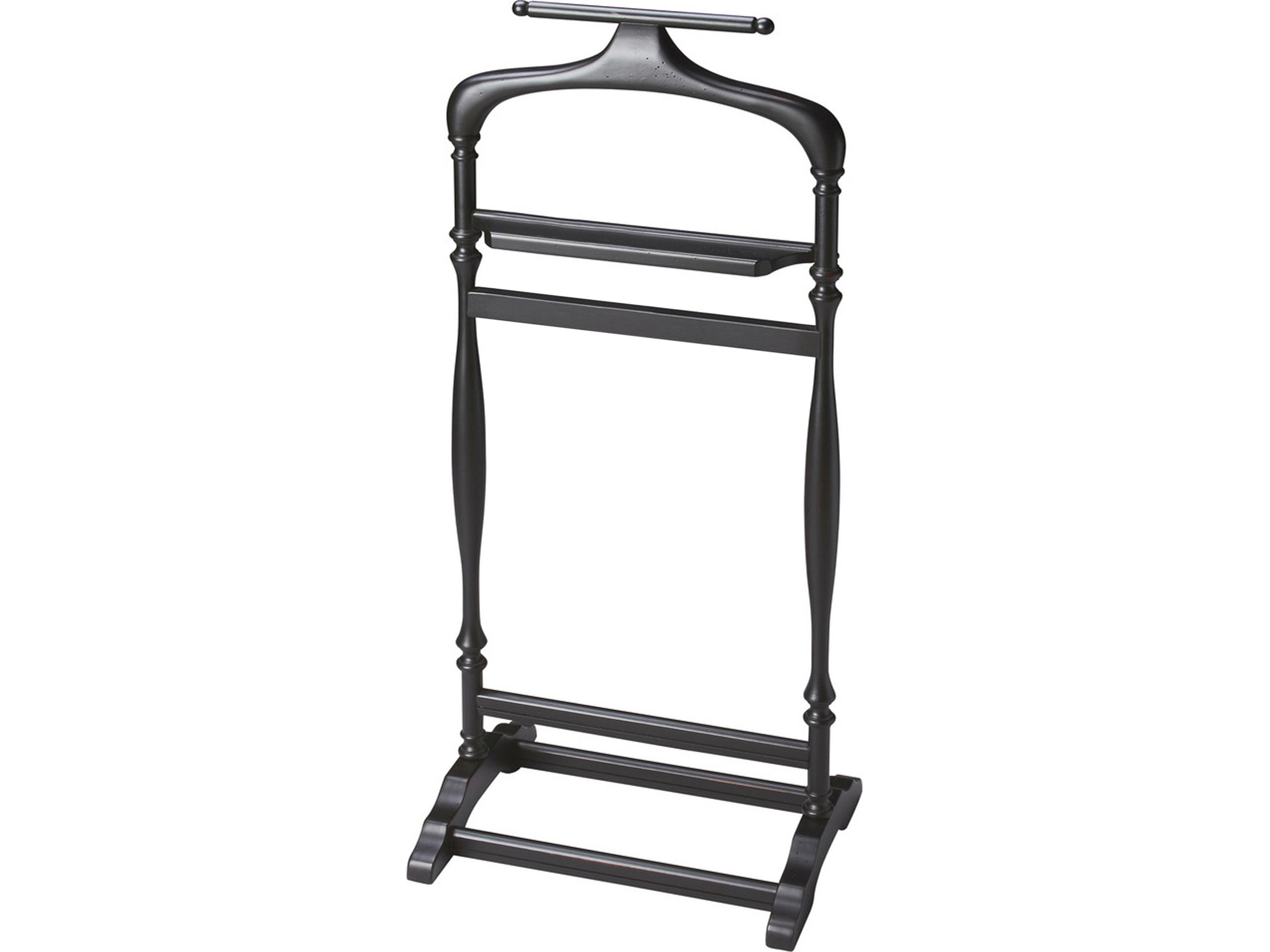 Judson Black Licorice Valet Stand
