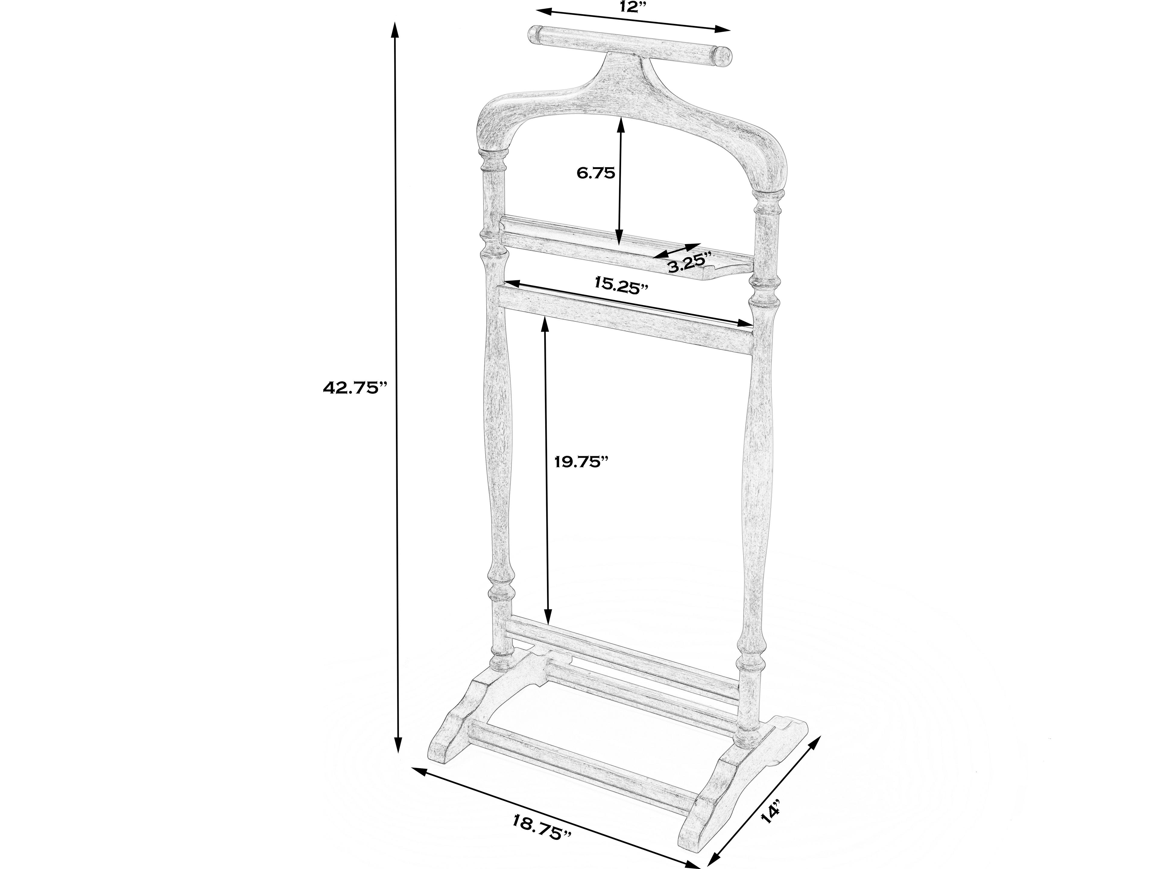 Butler Judson Driftwood Valet Stand
