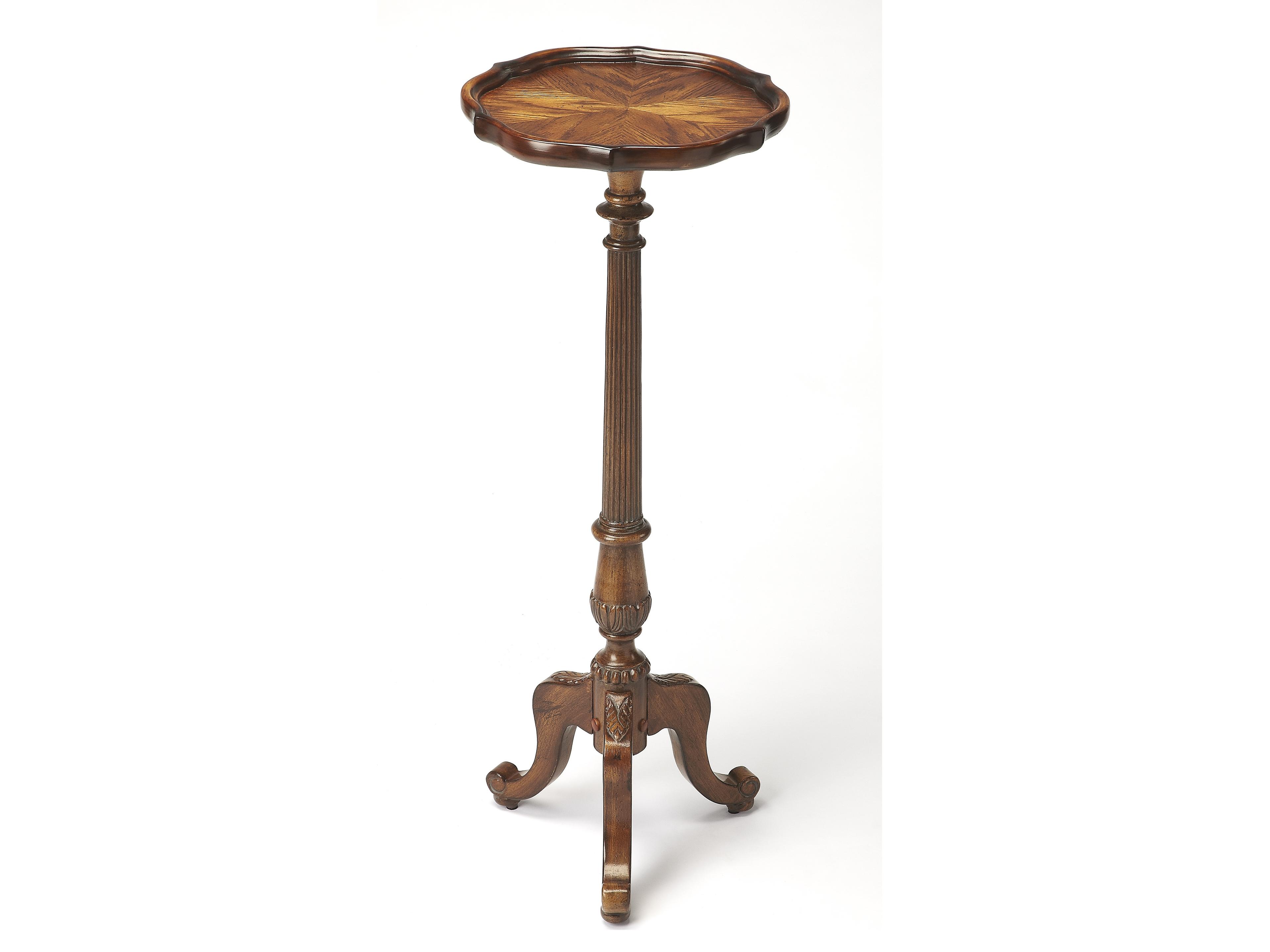 Chatsworth Round Wood Vintage Oak End Table